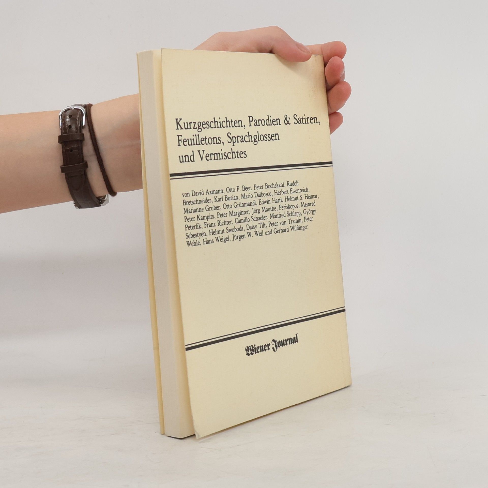 Jörg Mauthe Wiener Lesebuch