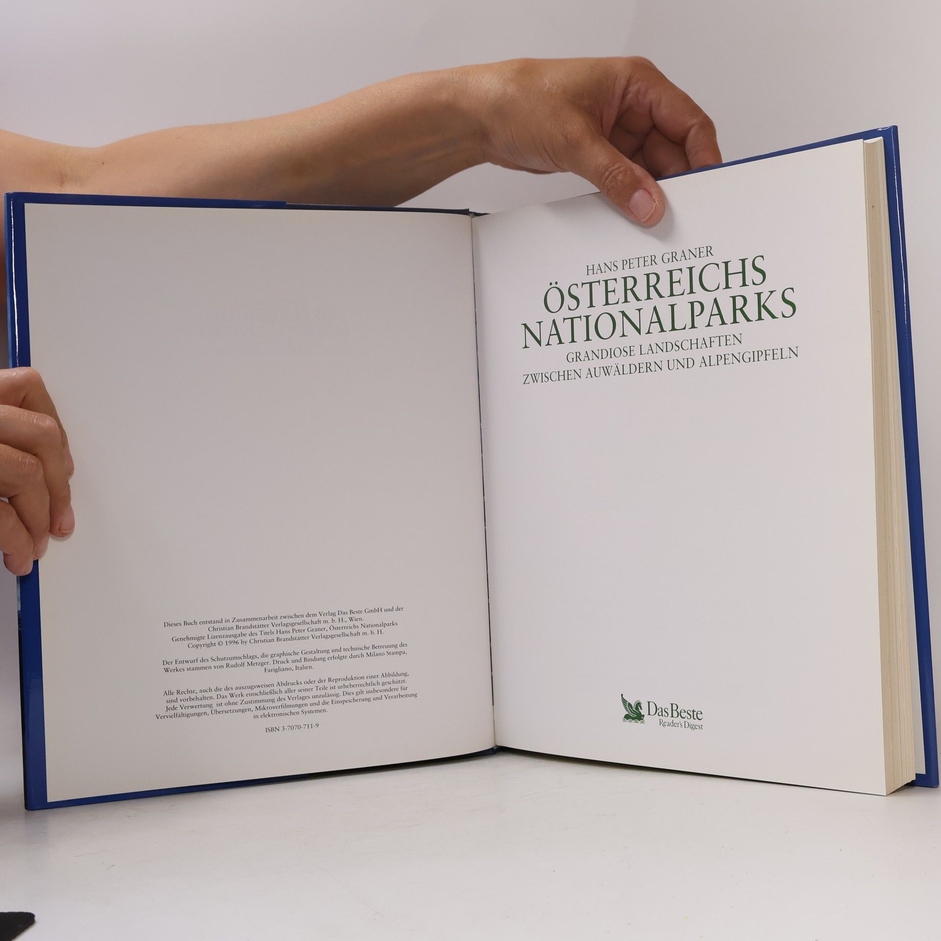Hans Peter Graner Österreichs Nationalparks: grandiose Landschaften zwischen Auwäldern und Alpengipfeln