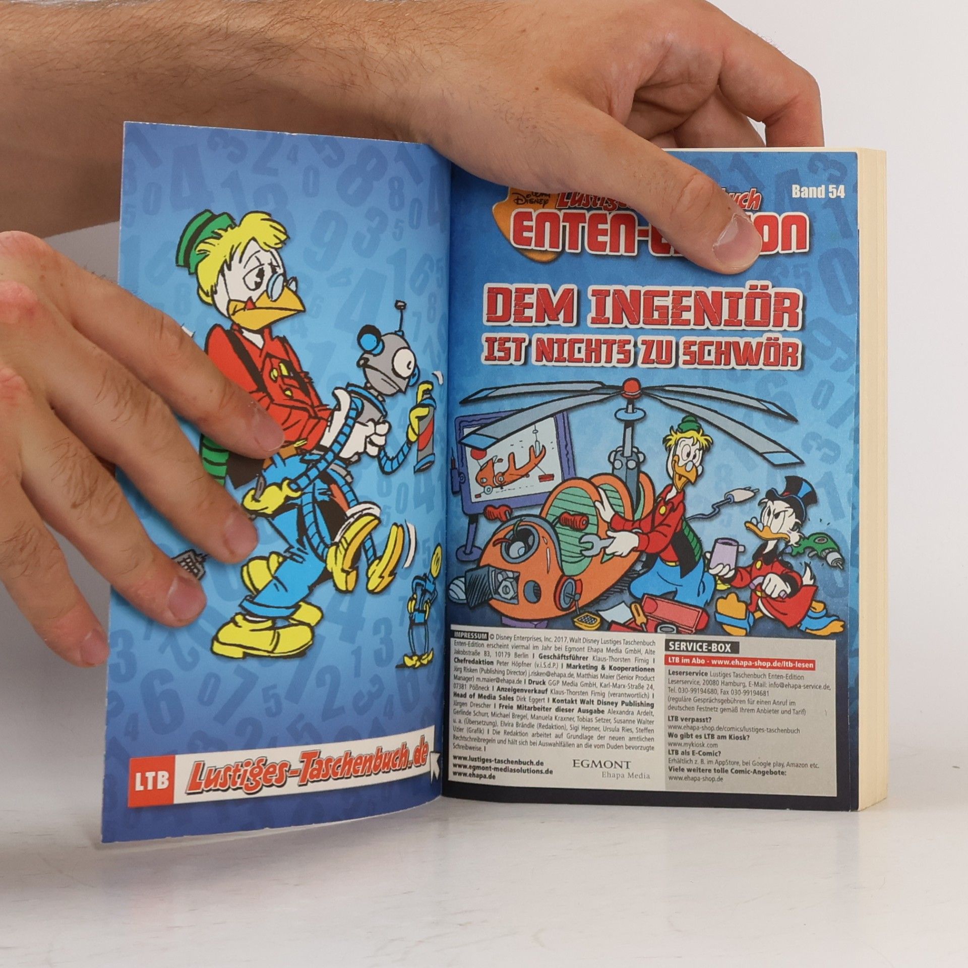 Walt Disney Lustiges Taschenbuch Enten-Edition. Band 54