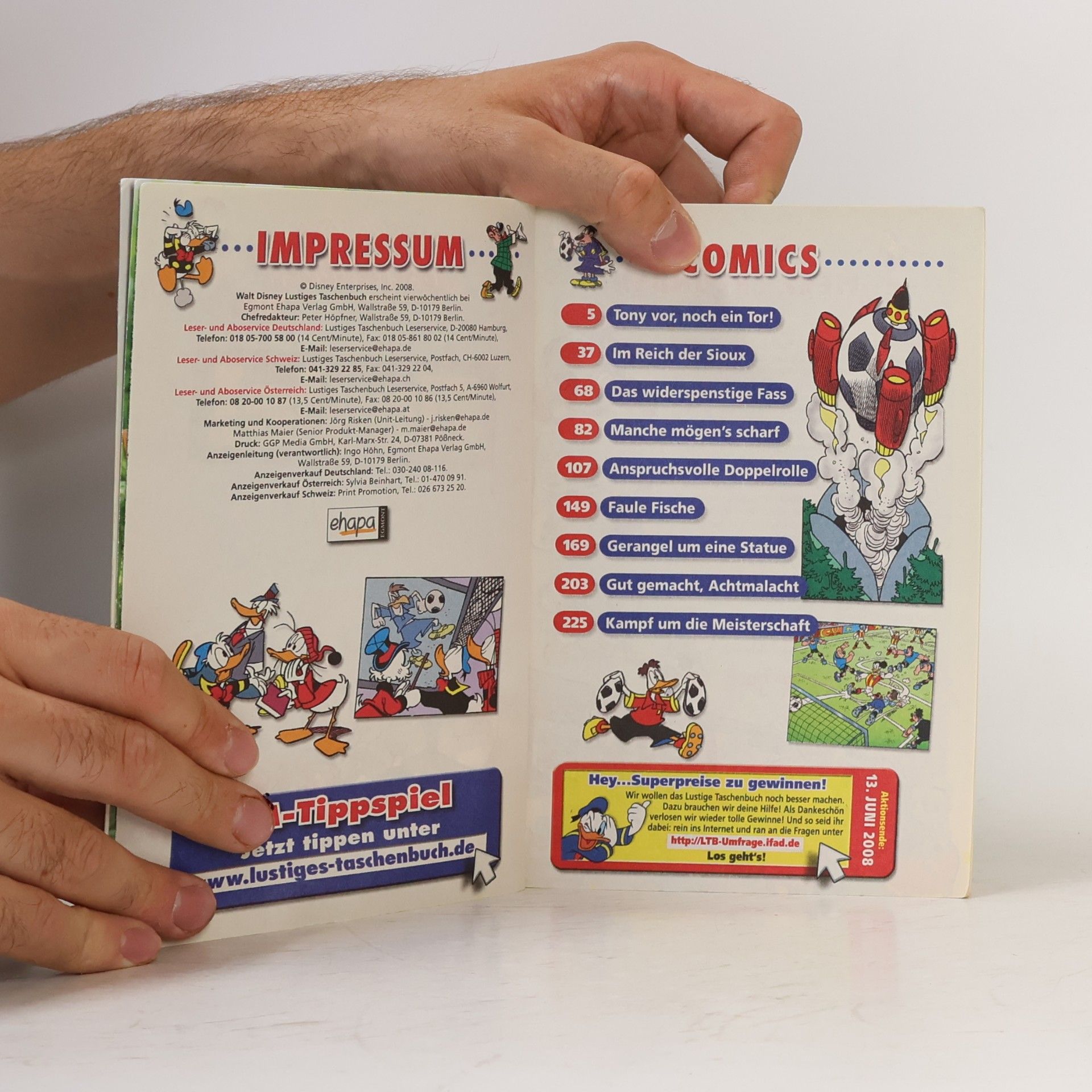 Walt Disney Lustiges Taschenbuch 377. Finale!