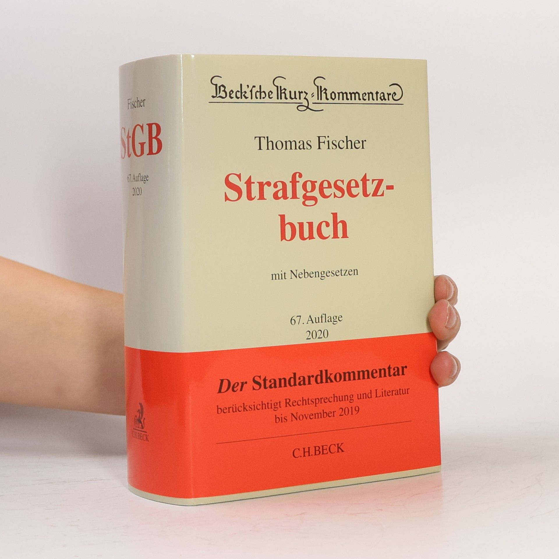 Thomas Fischer Strafgesetzbuch mit Nebengesetzen