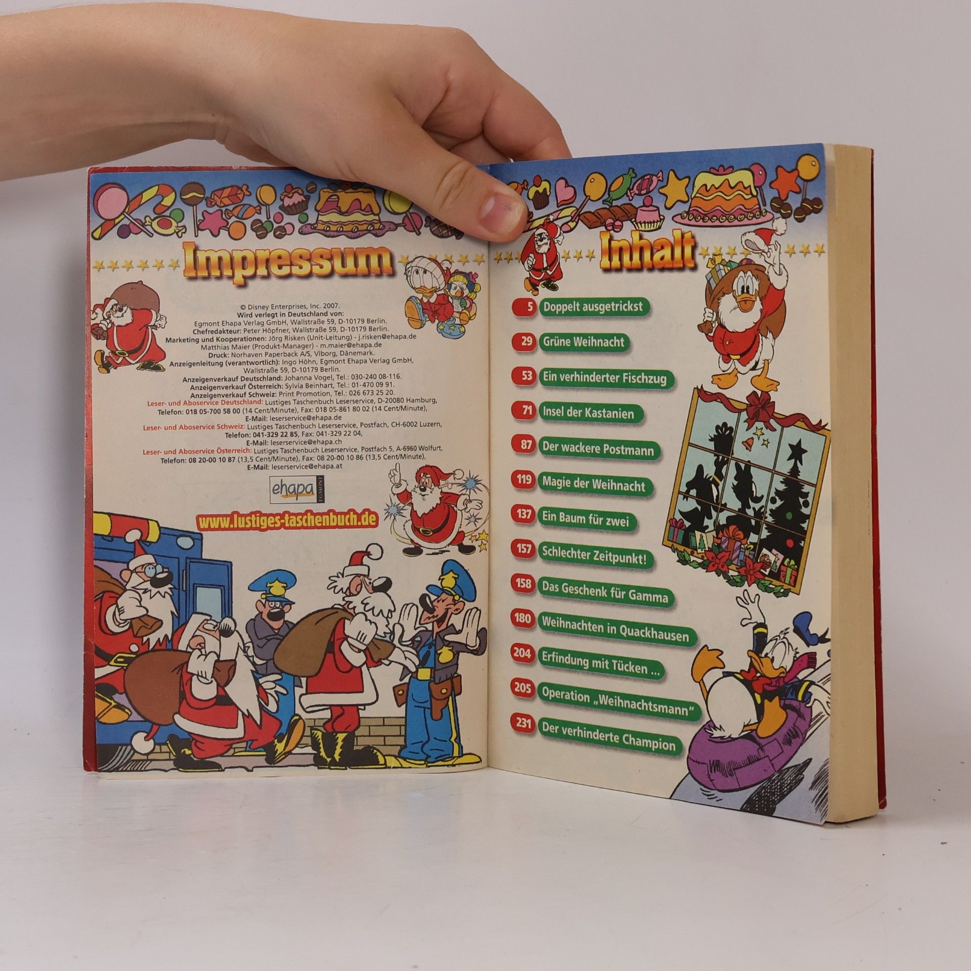 Walt Disney Weihnachten Lustiges Taschenbuch 13. Frohes Fest in Entenhausen