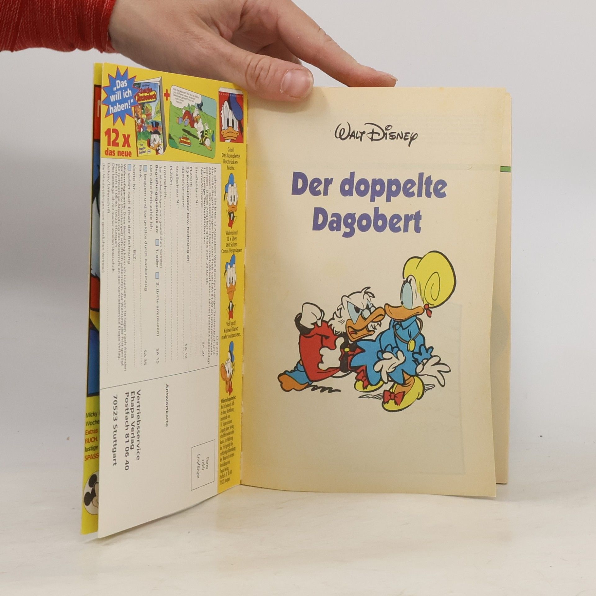 Walt Disney Lustiges Taschenbuch Nr. 216. Der doppelte Dagobert