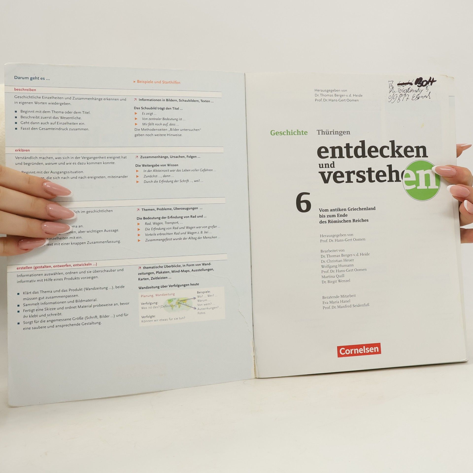 Birgit Wenzel-Schneider Entdecken und Verstehen 6. Schuljahr Schülerbuch. Thüringen