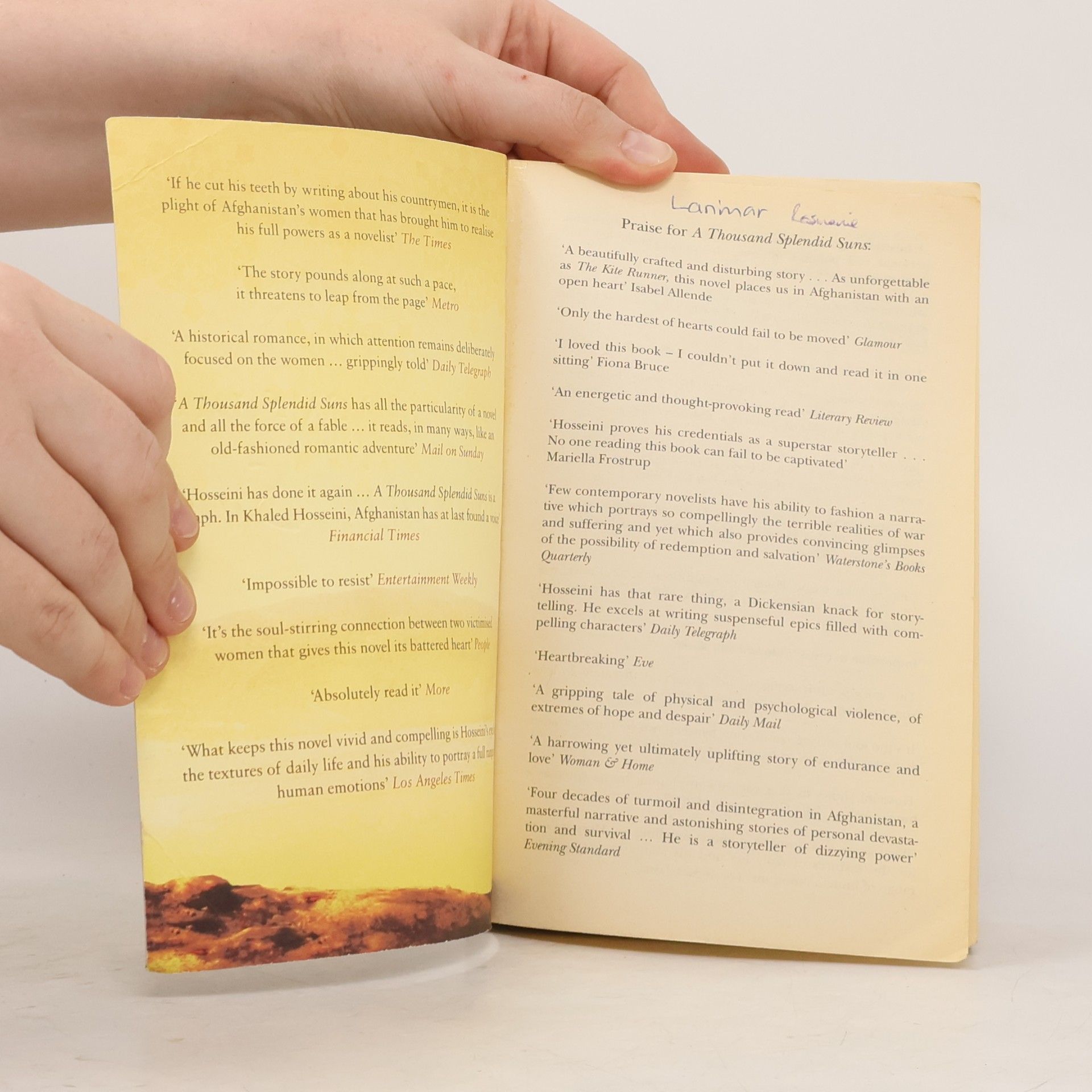 Khaled Hosseini A thousand splendid suns