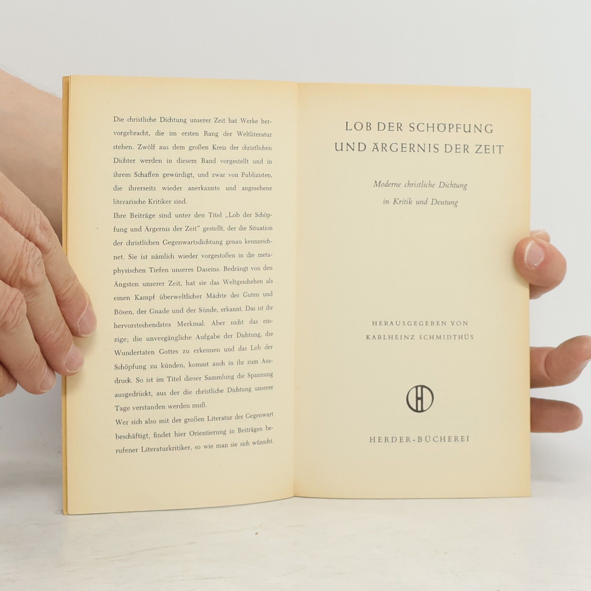 Autorenkollektiv Lob der Schöpfung und Ärgernis der Zeit
