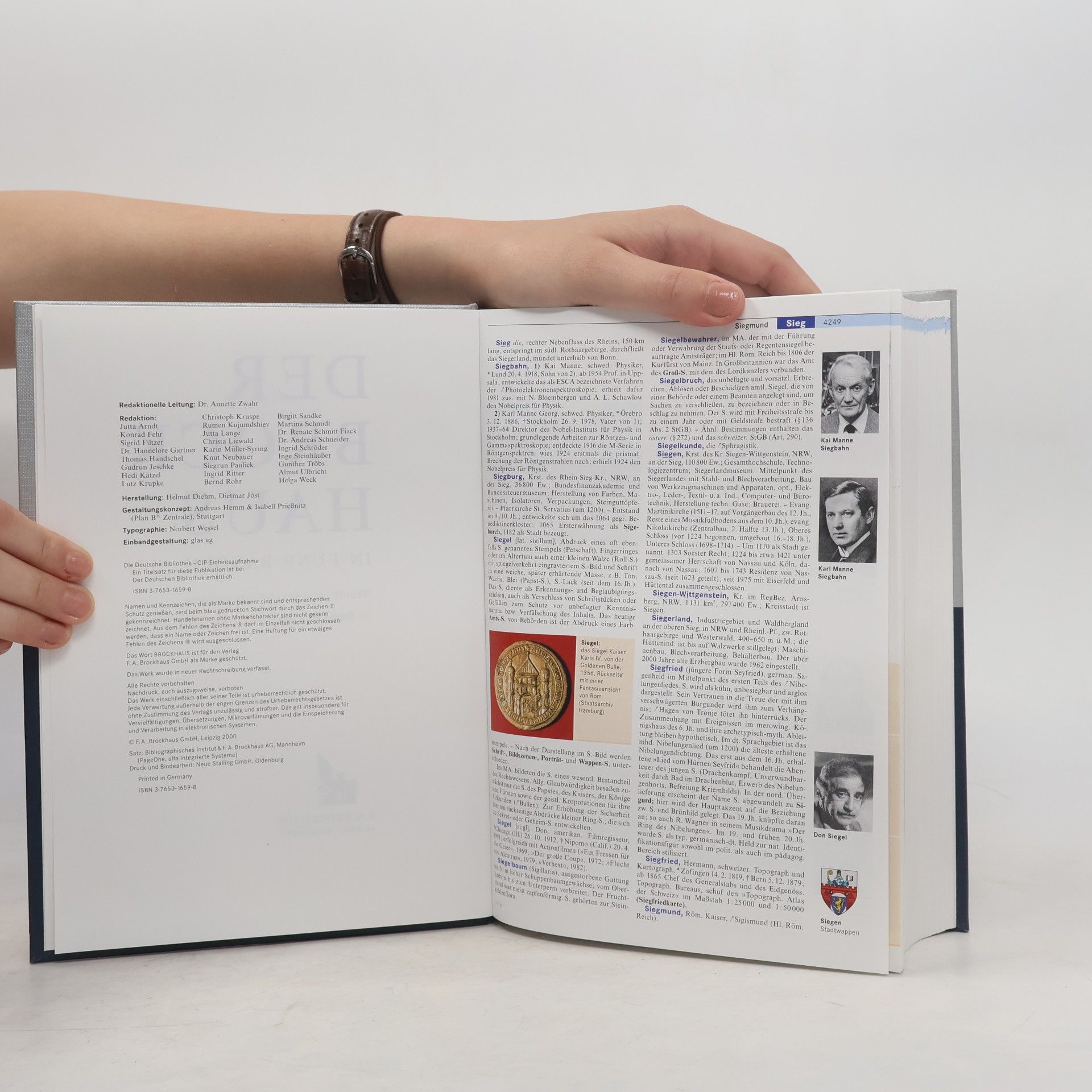 Various authors Der Brockhaus in fünf Bänden 5. Sieg - Z