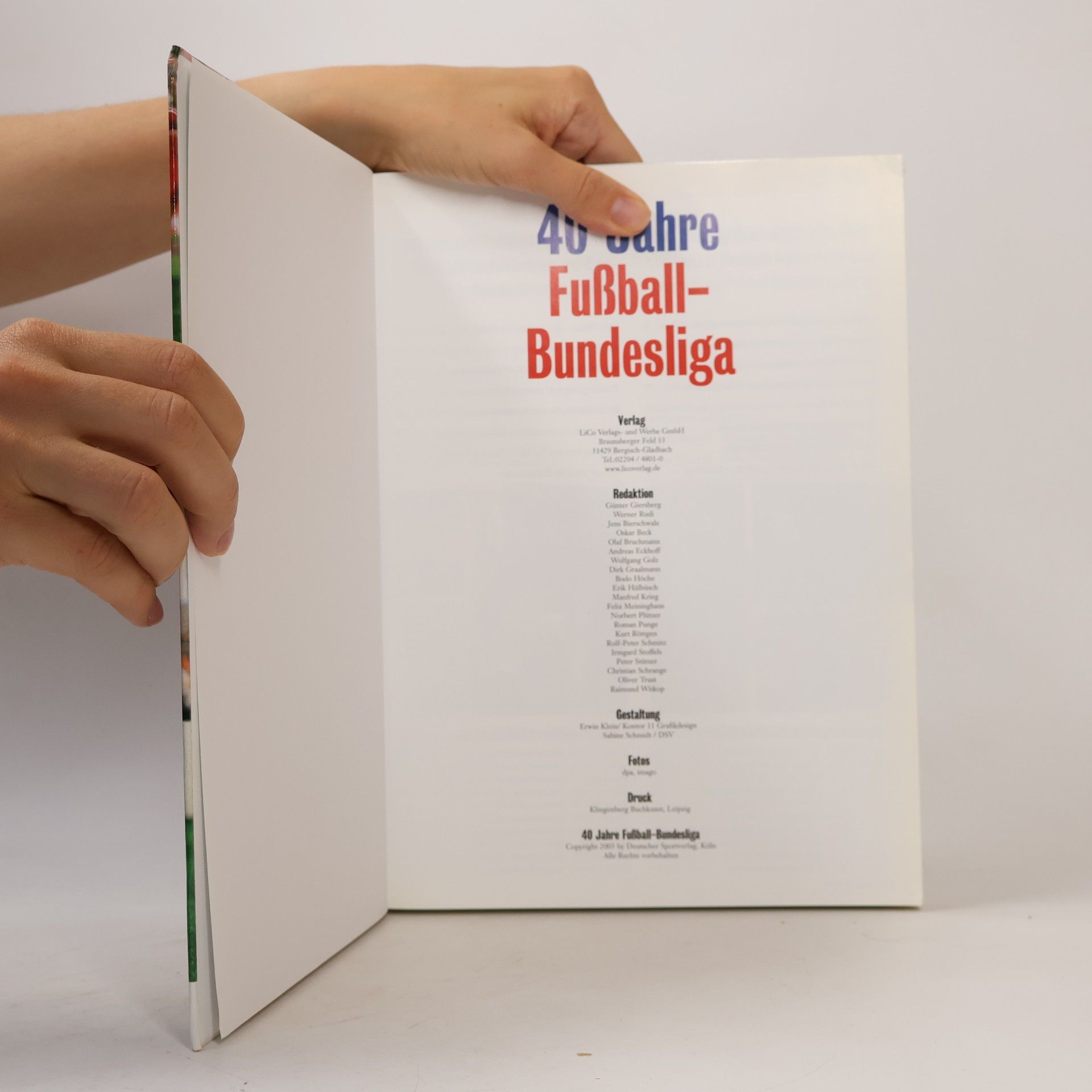 Autorenkollektiv 40 Jahre Fussball-Bundesliga