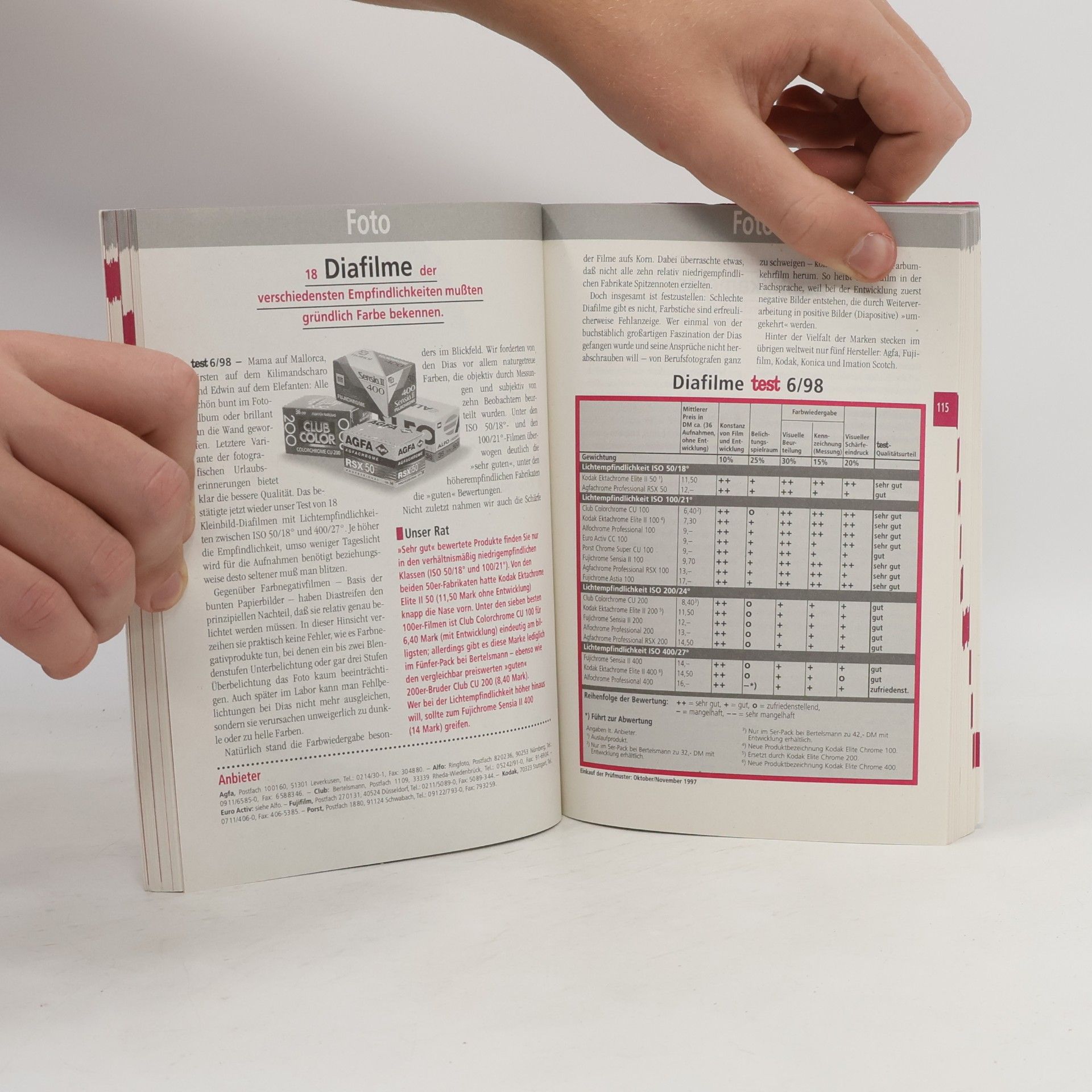 Autorenkollektiv Test. Jahrbuch für '99