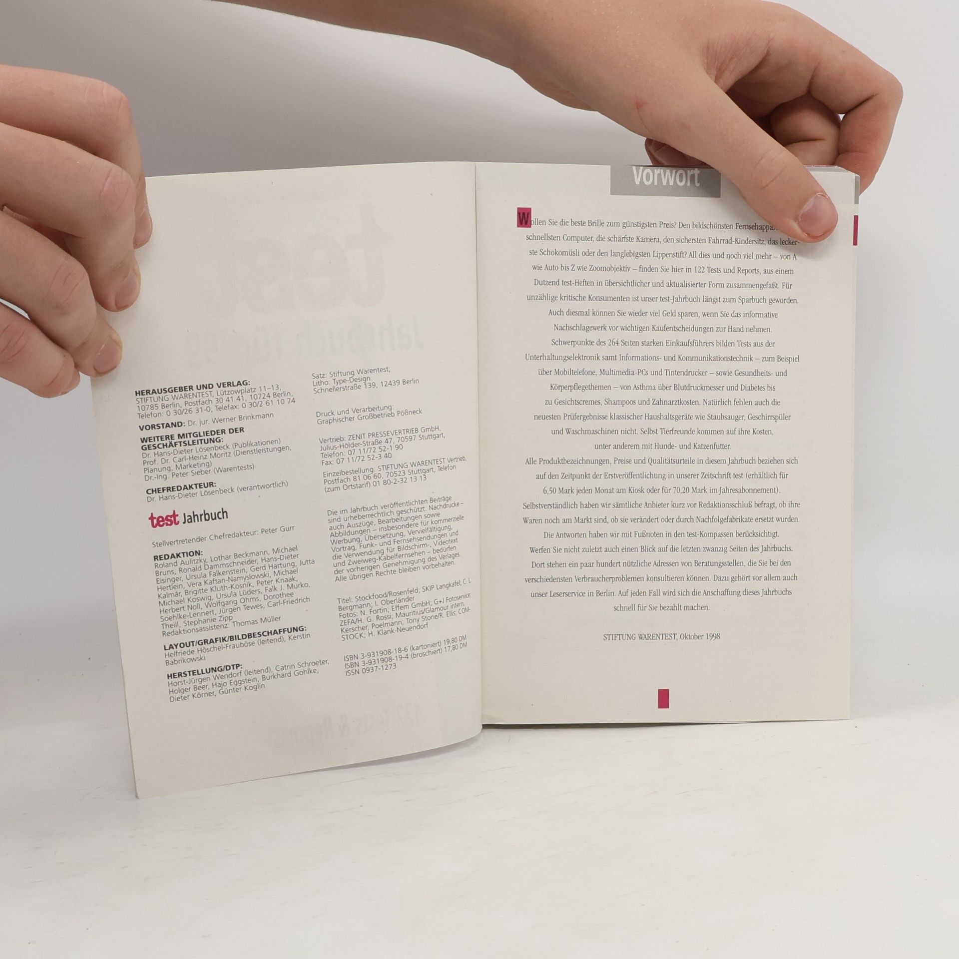 Autorenkollektiv Test. Jahrbuch für '99