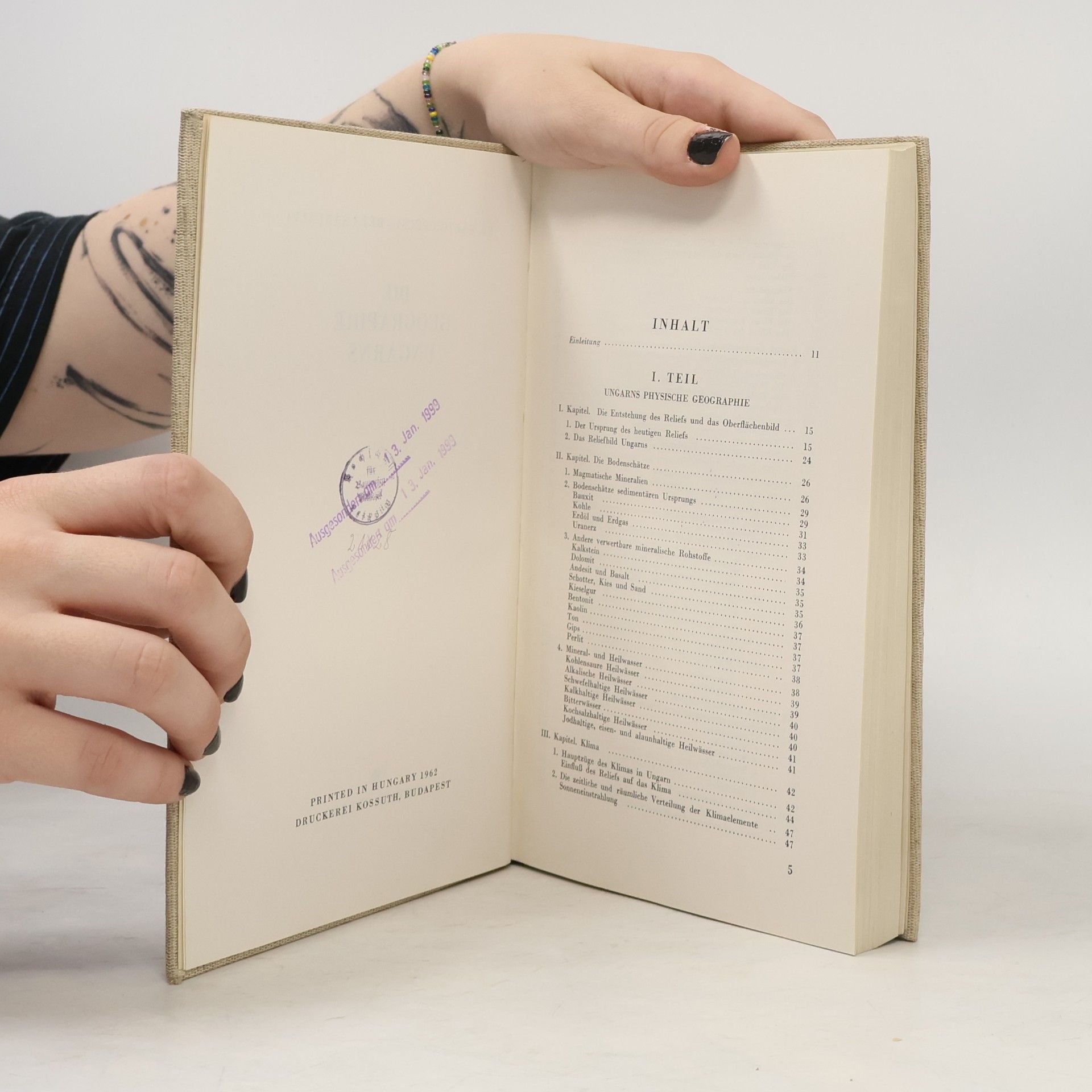 Ferenc Fodor Die Geographie Ungarns