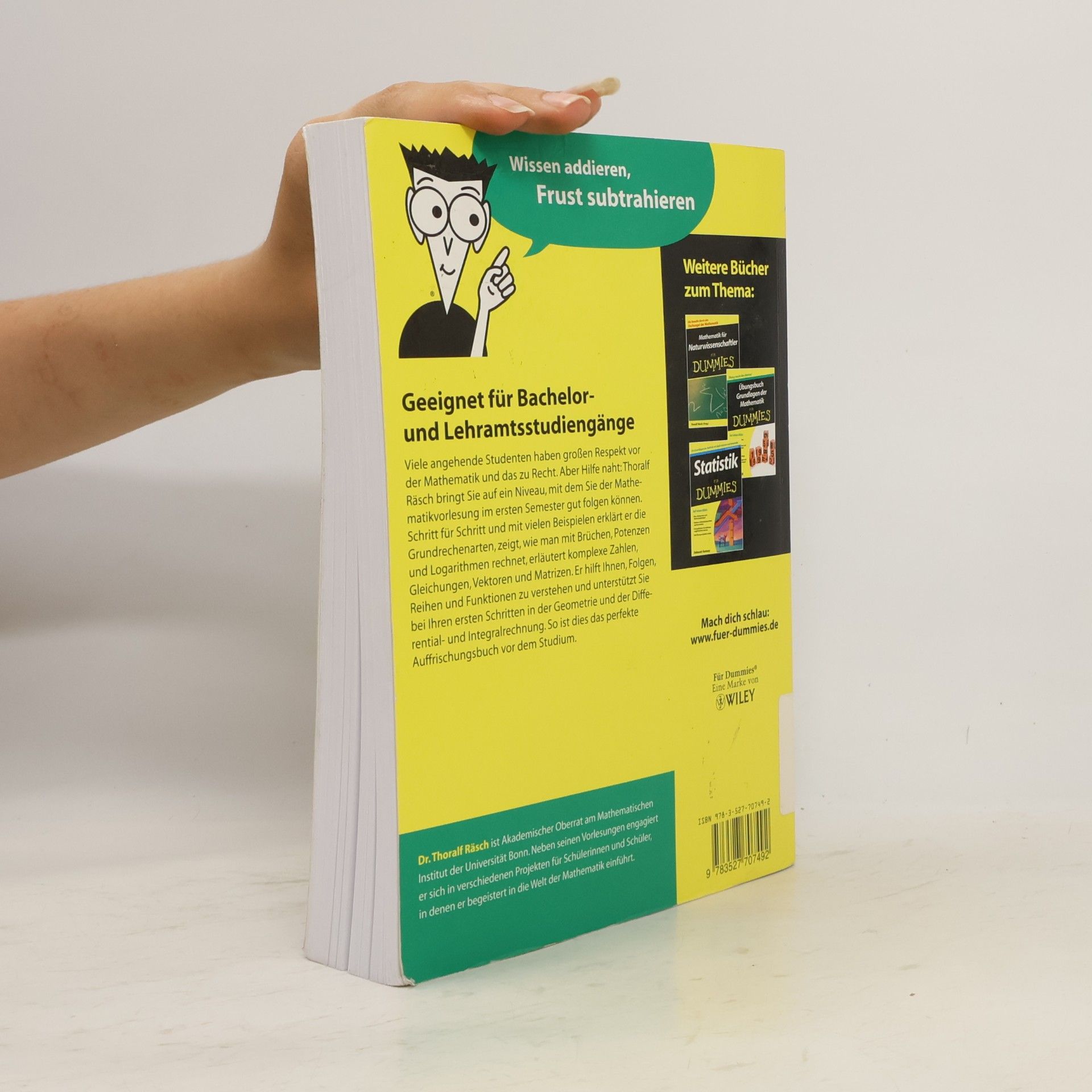 Thoralf Räsch Vorkurs Mathematik für Naturwissenschaftler für Dummies