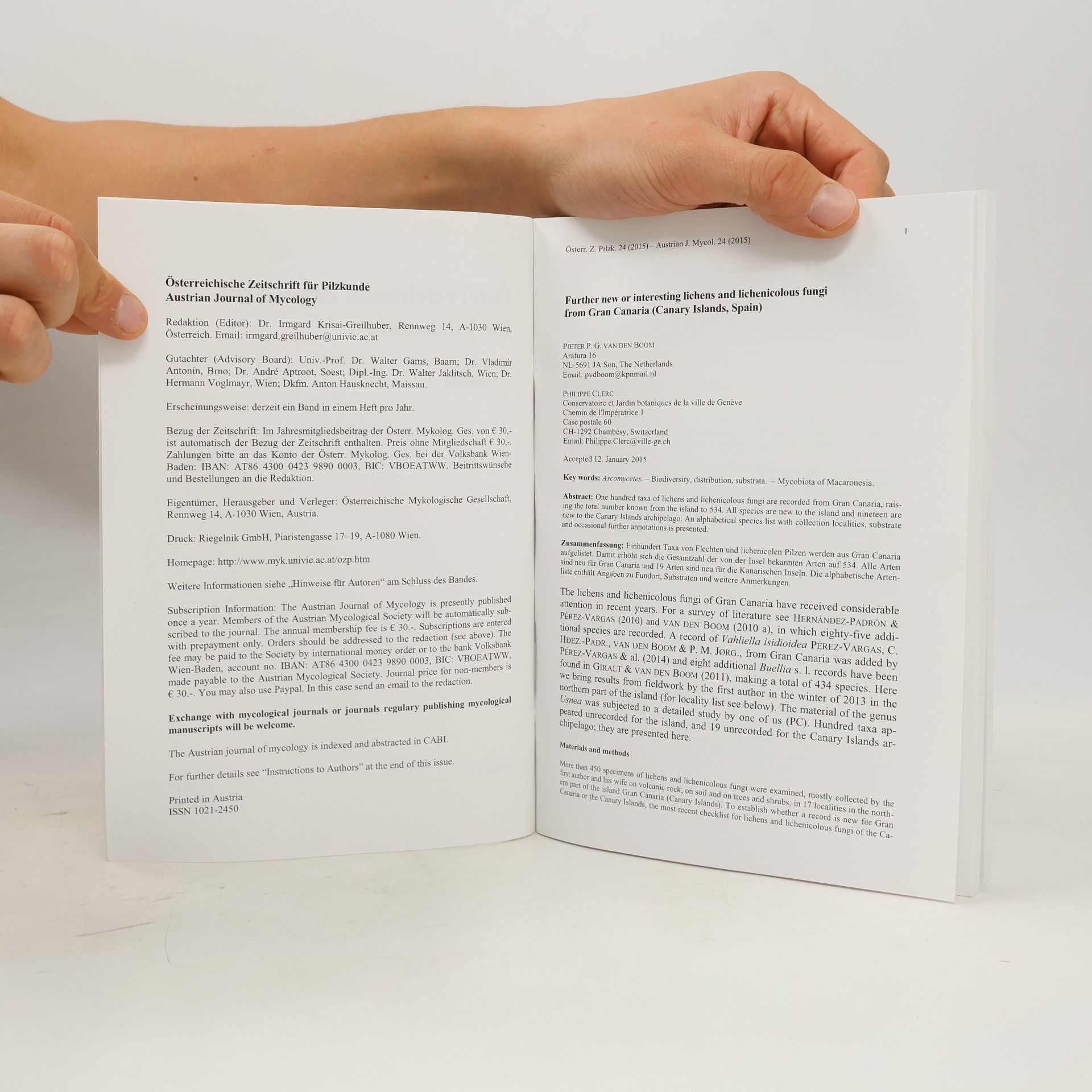 Various authors Österreichische Zeitschift für Pilzkunde 24