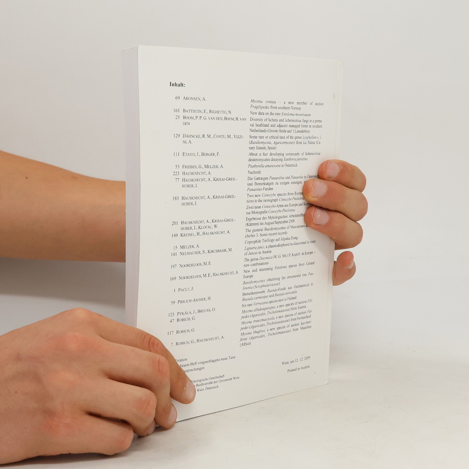 kolektiv Österreichische Zeitschrift für Pilzkunde 18