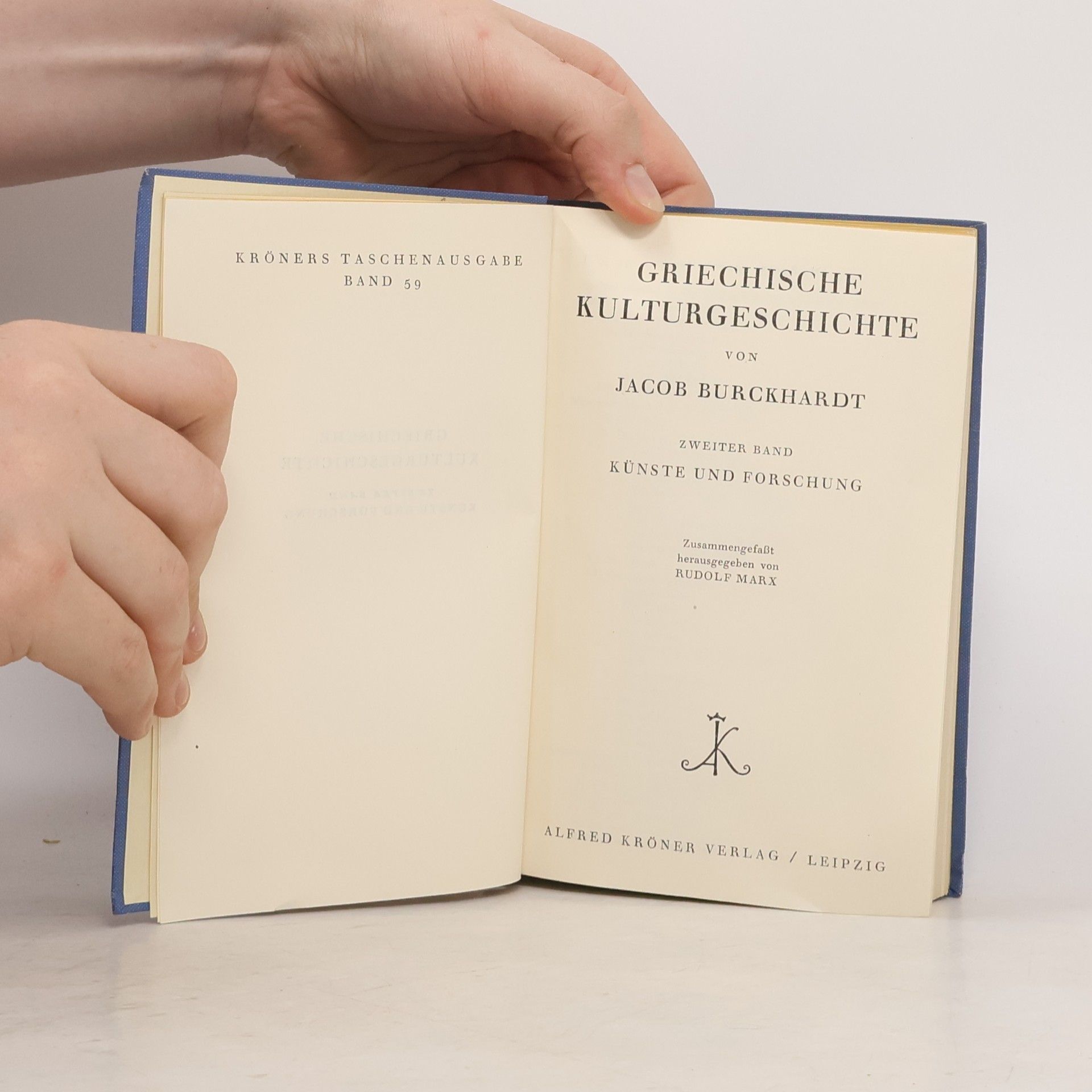 Jacob Burckhardt Griechische Kulturgeschichte 2