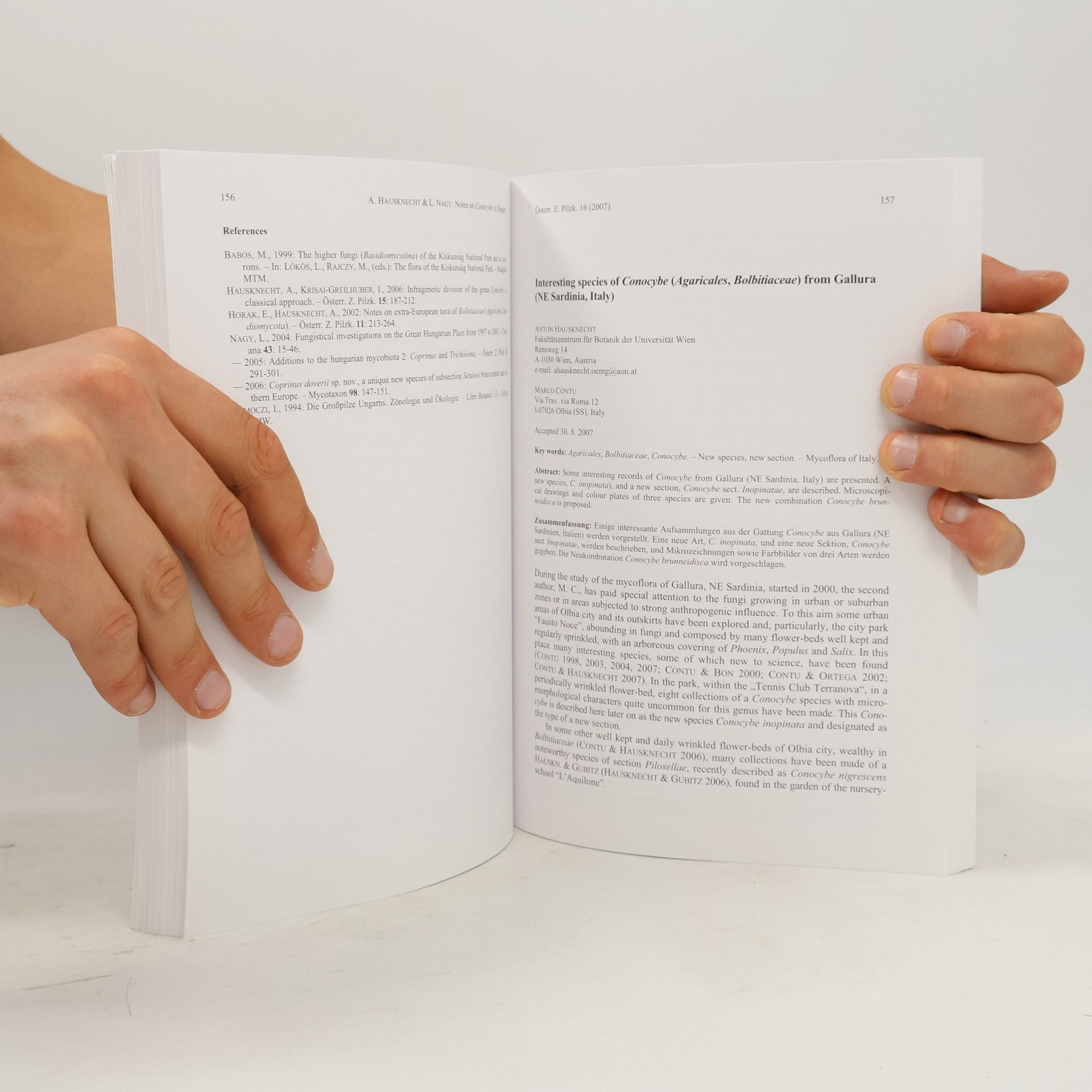Various authors Österreichische Zeitschift für Pilzkunde. Austrian Journal of Mycology 16