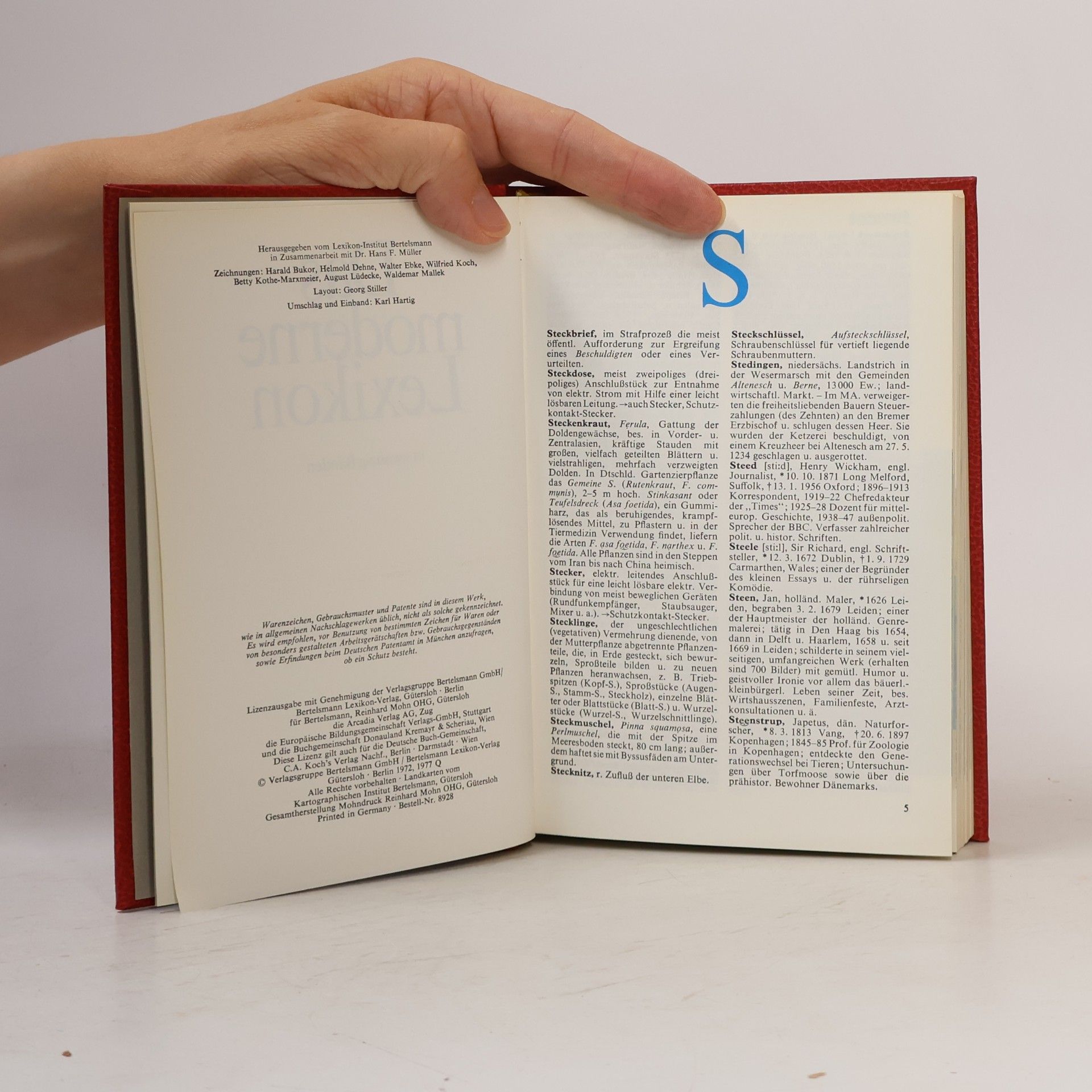 Autorenkollektiv Das moderne Lexikon 18 Steck-Triep