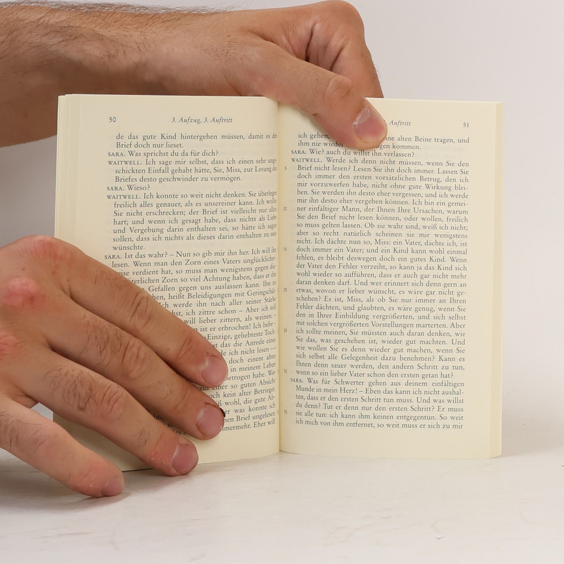 Gotthold Ephraim Lessing Miss Sara Sampson : ein Trauerspiel in fünf Aufzügen