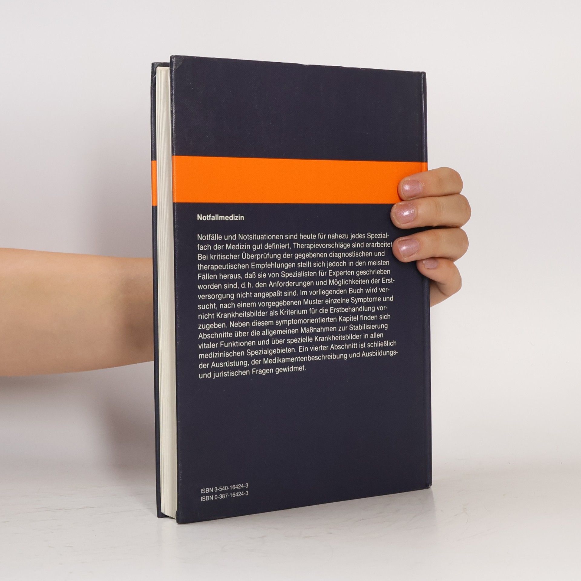Friedrich Wilhelm Ahnefeld Springer-Lehrbuch - 30: Notfallmedizin