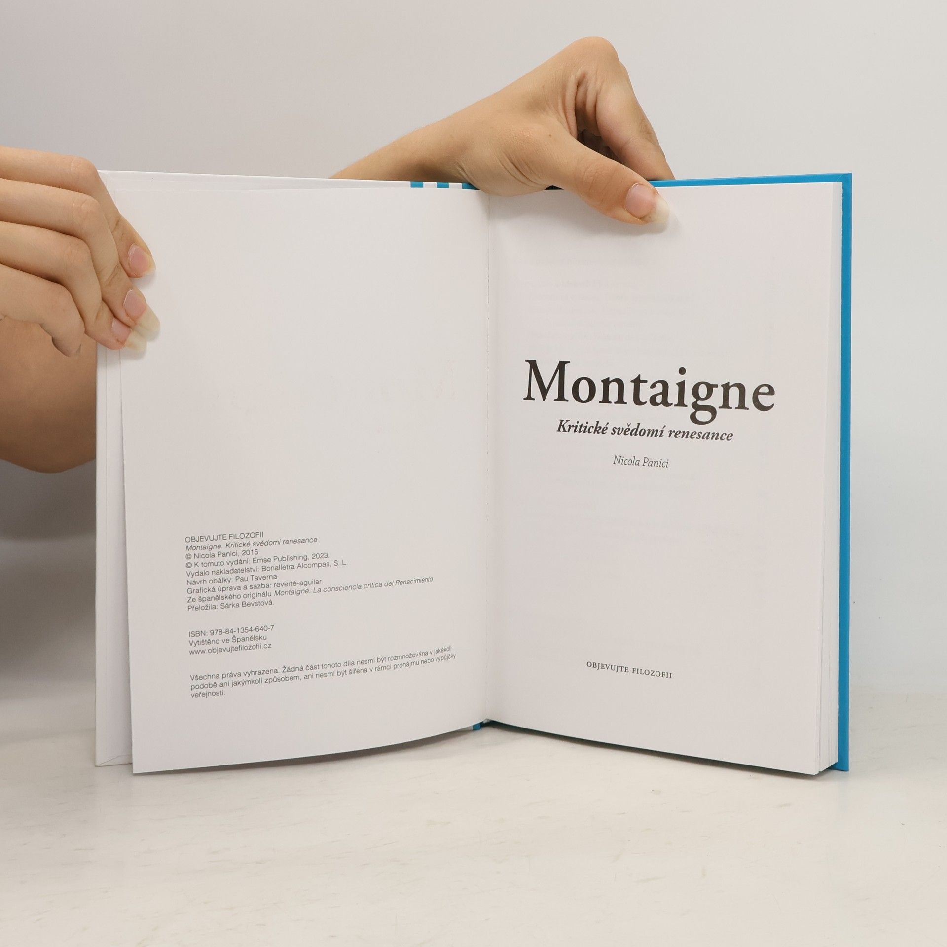 Nicola Panichi Montaigne. Kritické svědomí renesance