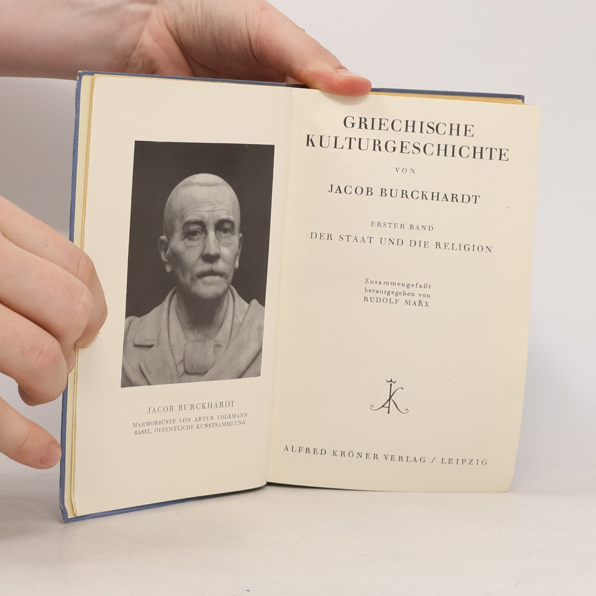 Jacob Burckhardt Griechische Kulturgeschichte