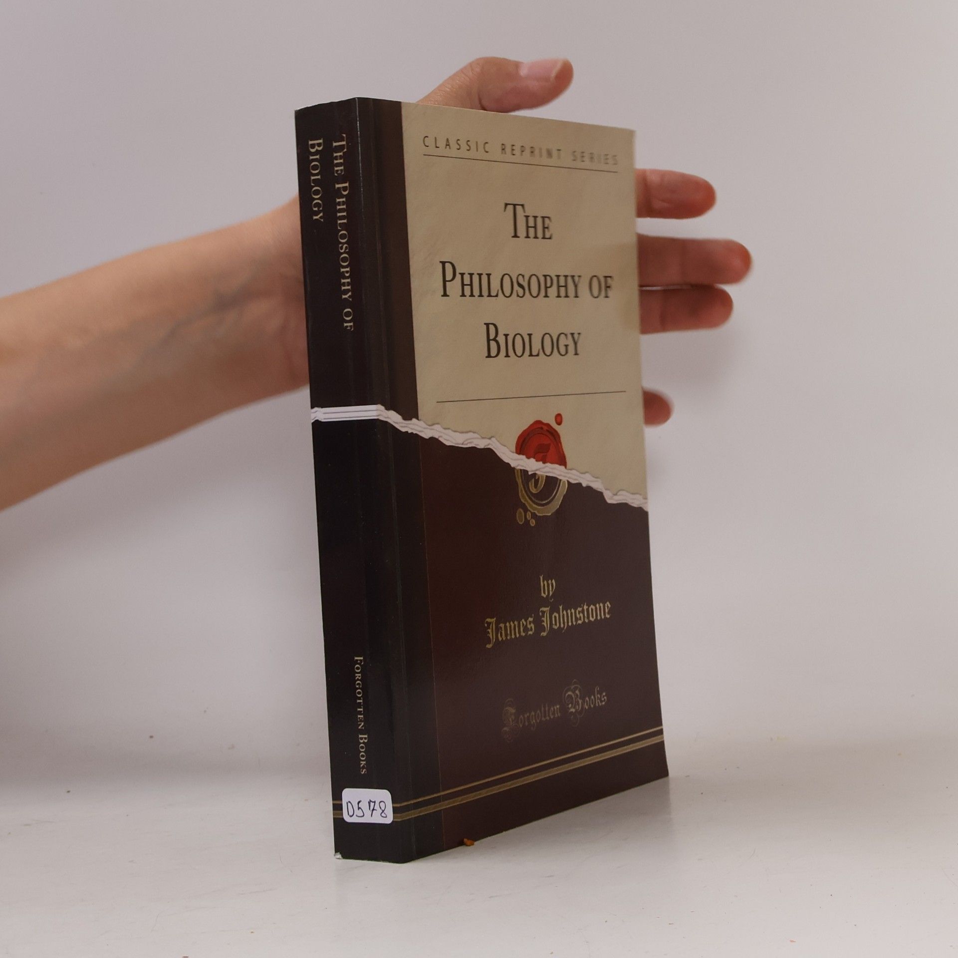 James Johnstone The Philosophy of Biology
