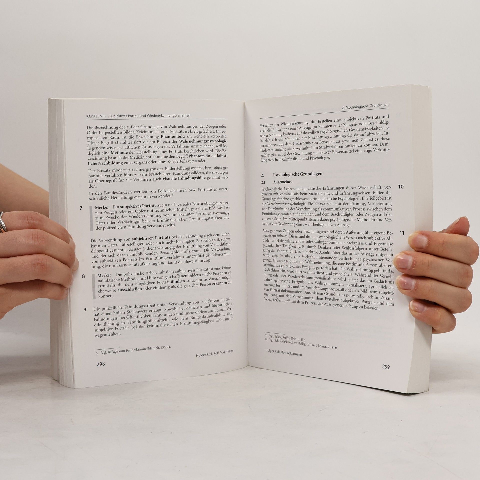 Rolf Ackermann Handbuch der Kriminalistik