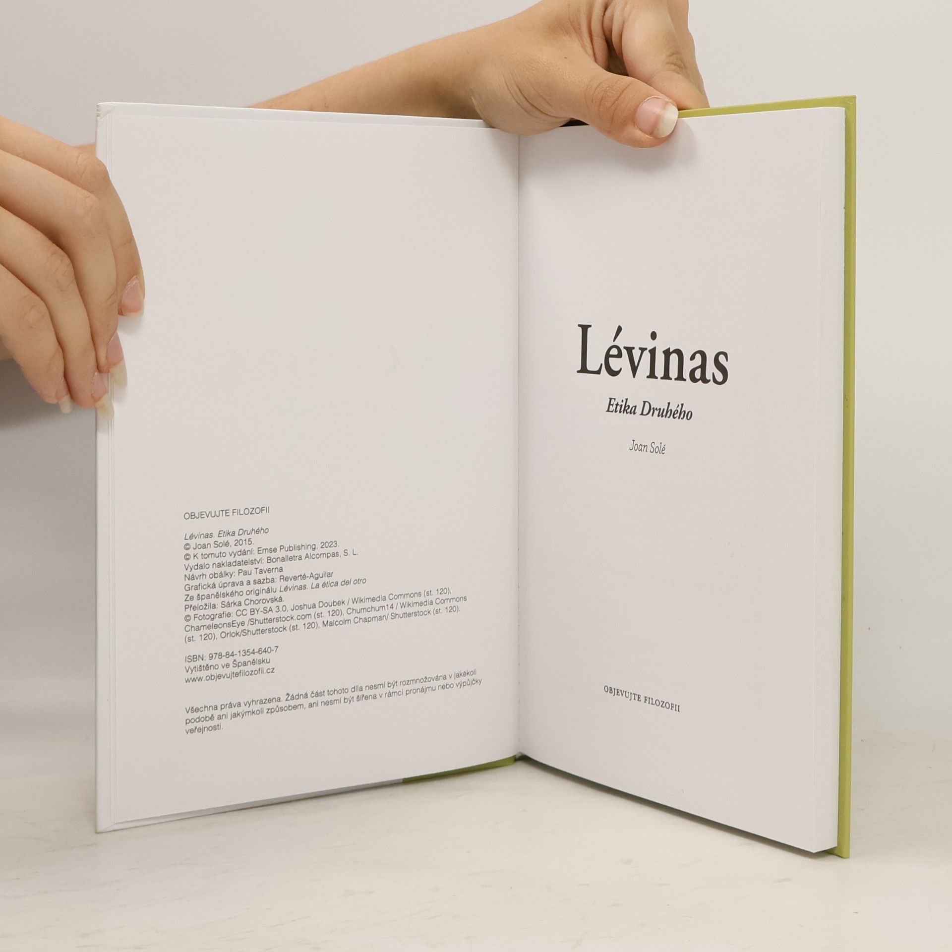 Auteurscollectief Lévinas: Etika Druhého