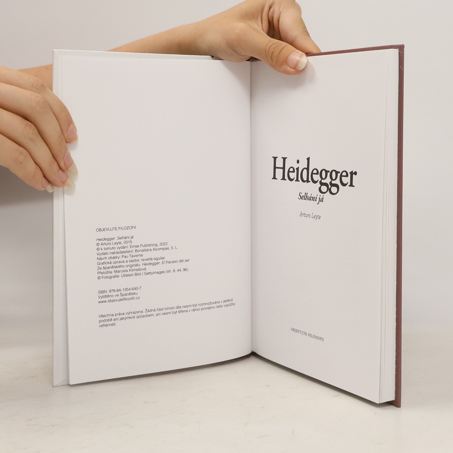 Martin Heidegger Heidegger. Selhání Já