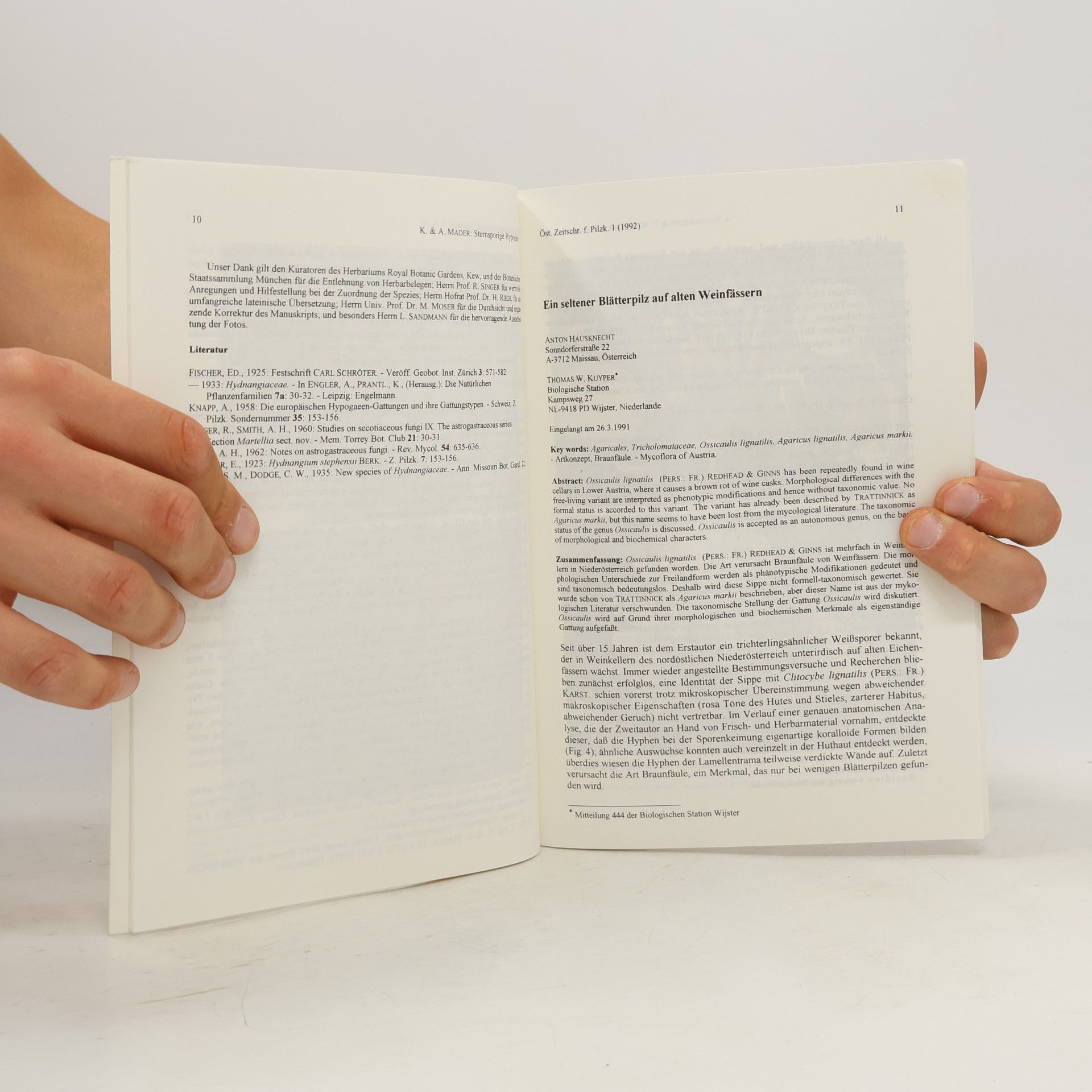 kolektiv Österreichische Zeitschrift für Pilzkunde 1