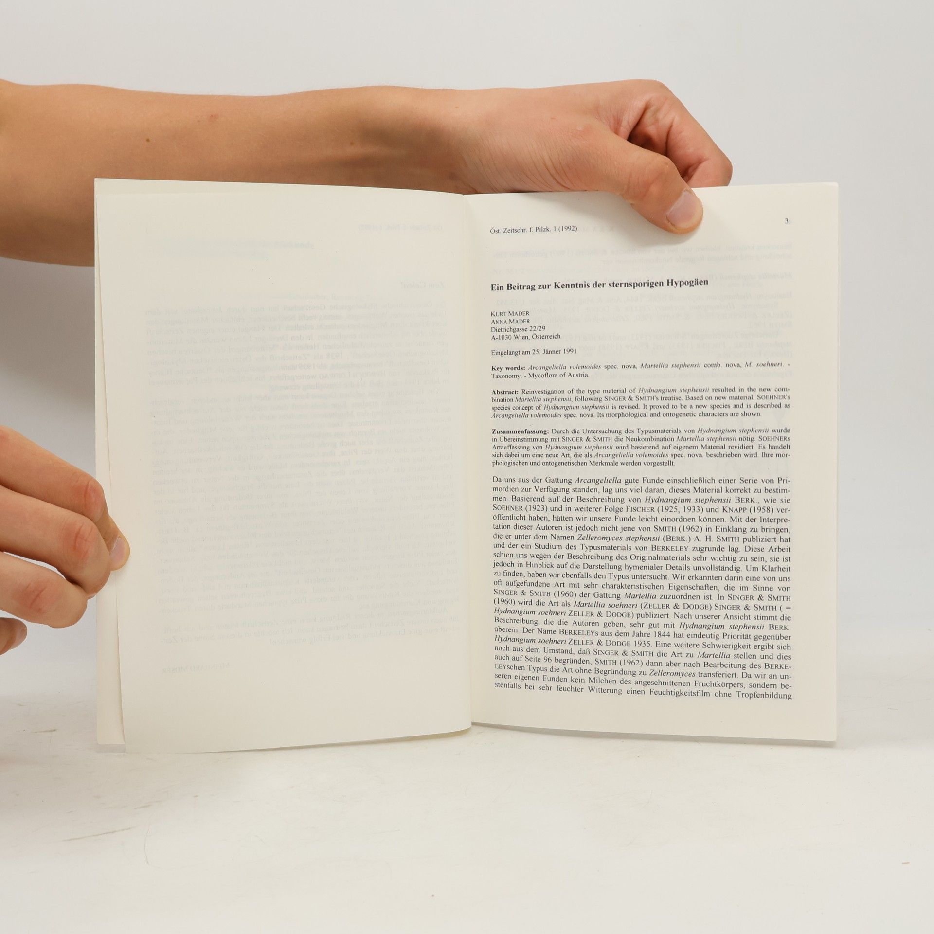 kolektiv Österreichische Zeitschrift für Pilzkunde 1