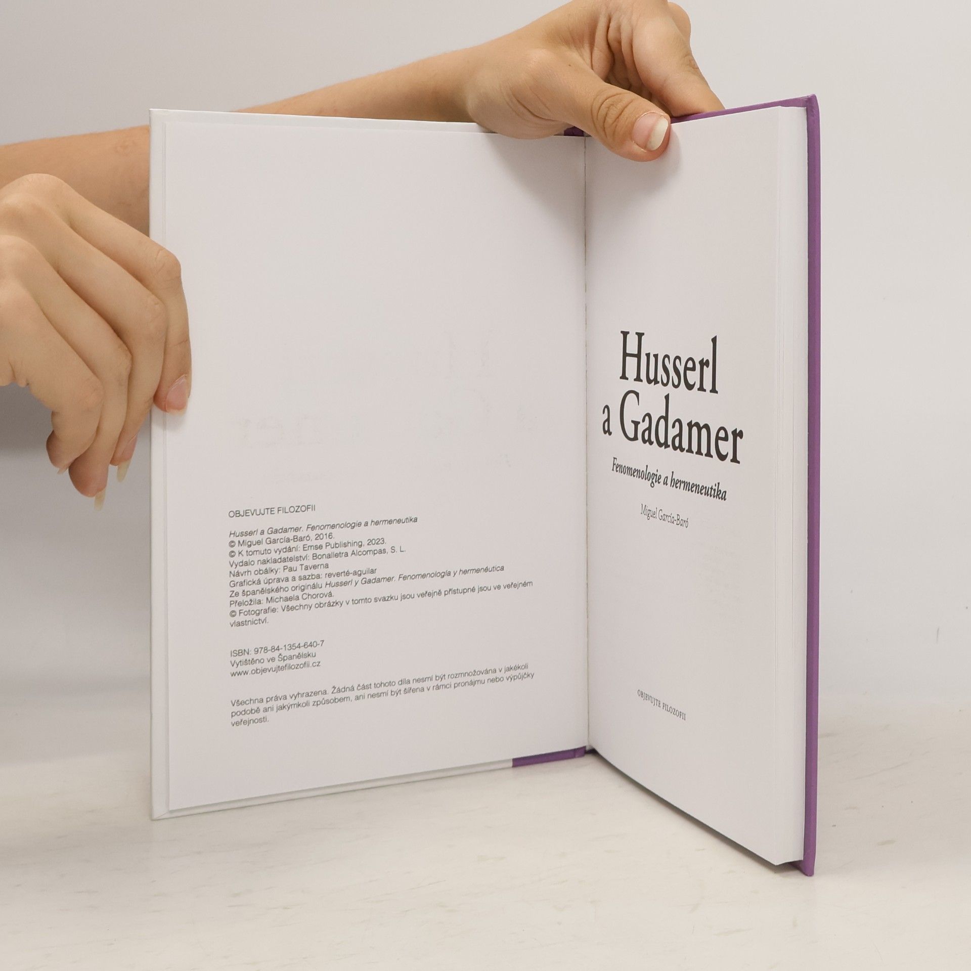 AA.VV. Husserl a Gadamer. Fenomenologie a hermeneutika