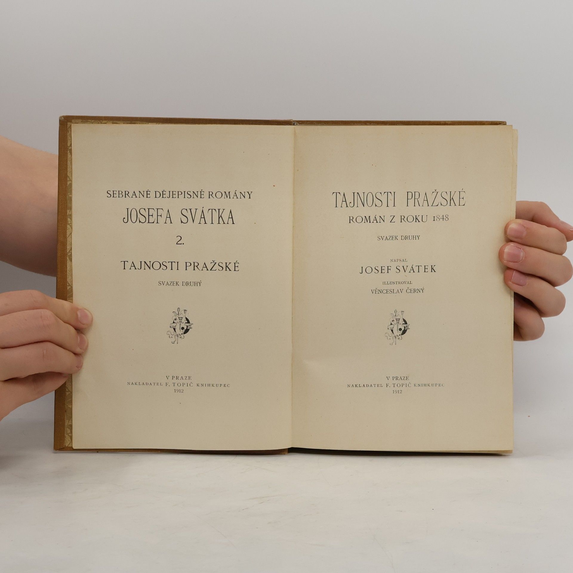 Josef Svátek Tajnosti pražské I