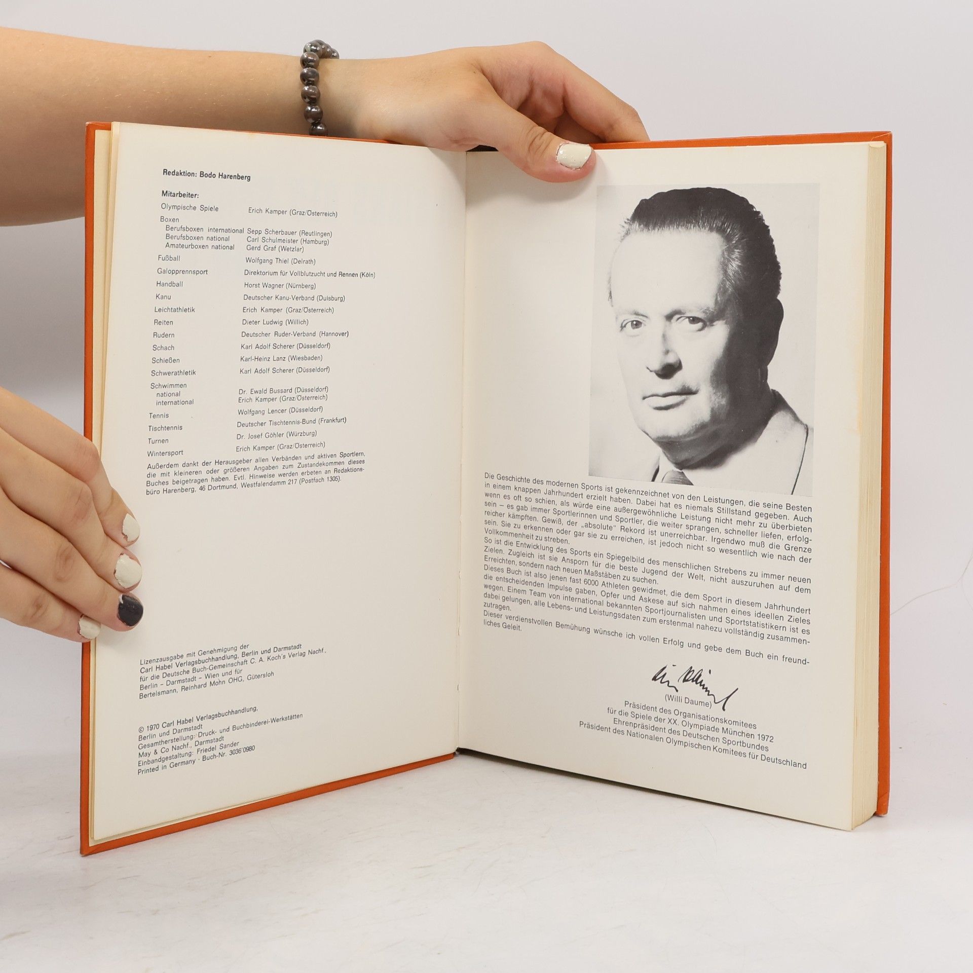 Willi Daume Die Stars des Sports von A-Z