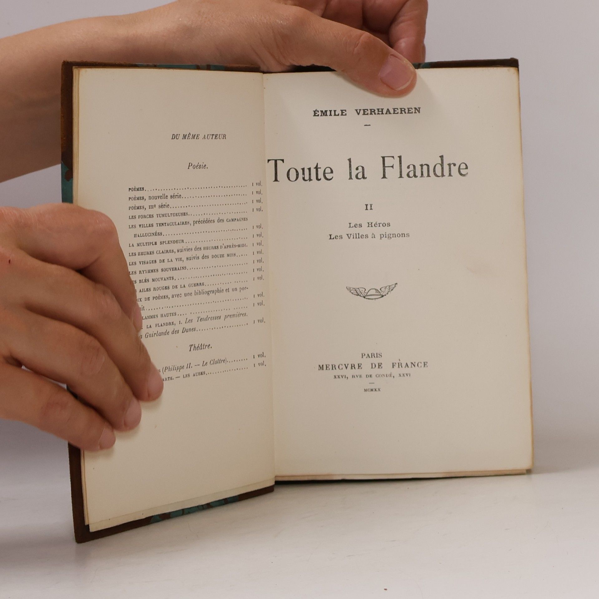 Émile Verhaeren toute la Flandre