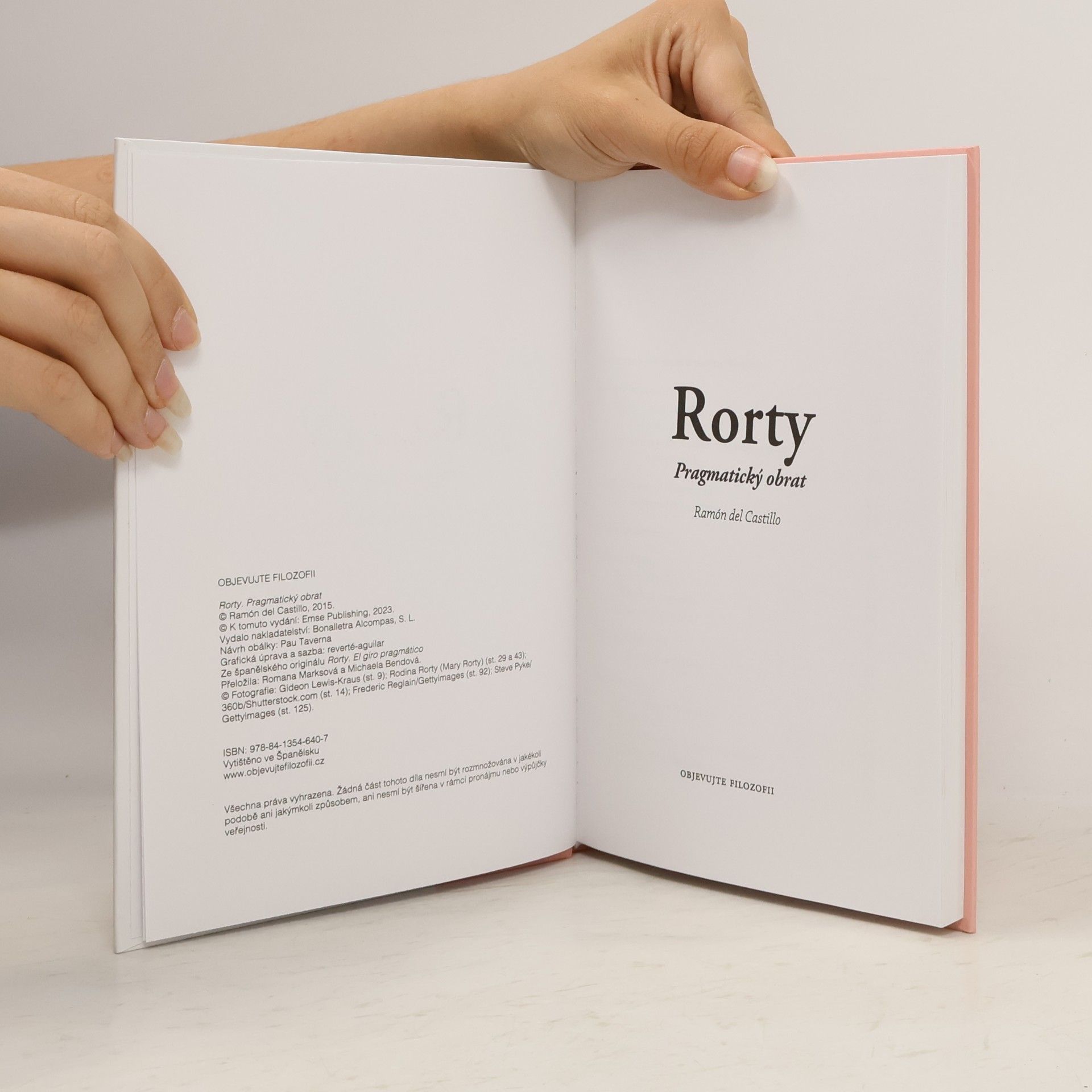 Ramón Del Castillo Rorty. Pragmatický obrat