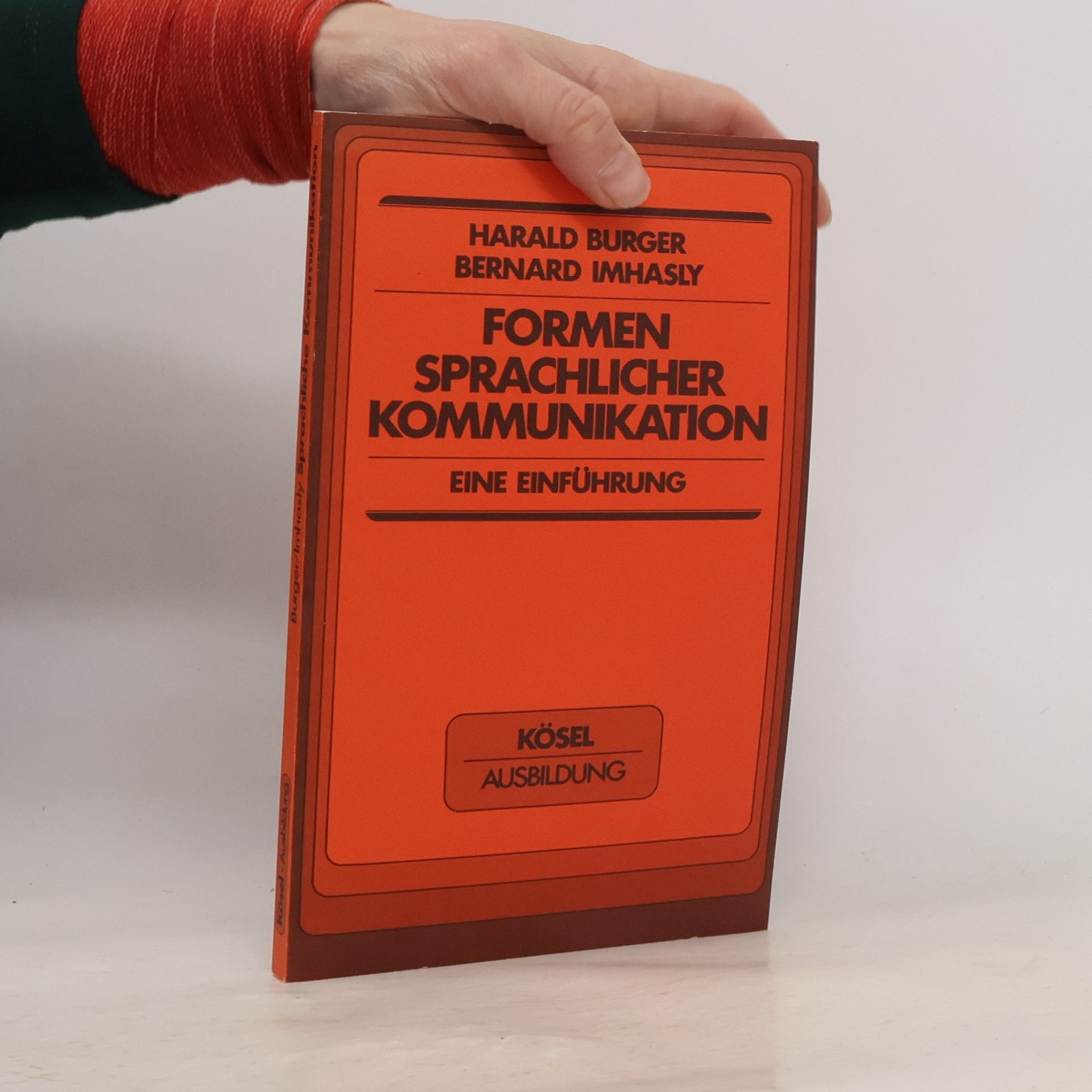 Harald Burger Formen sprachlicher Kommunikation