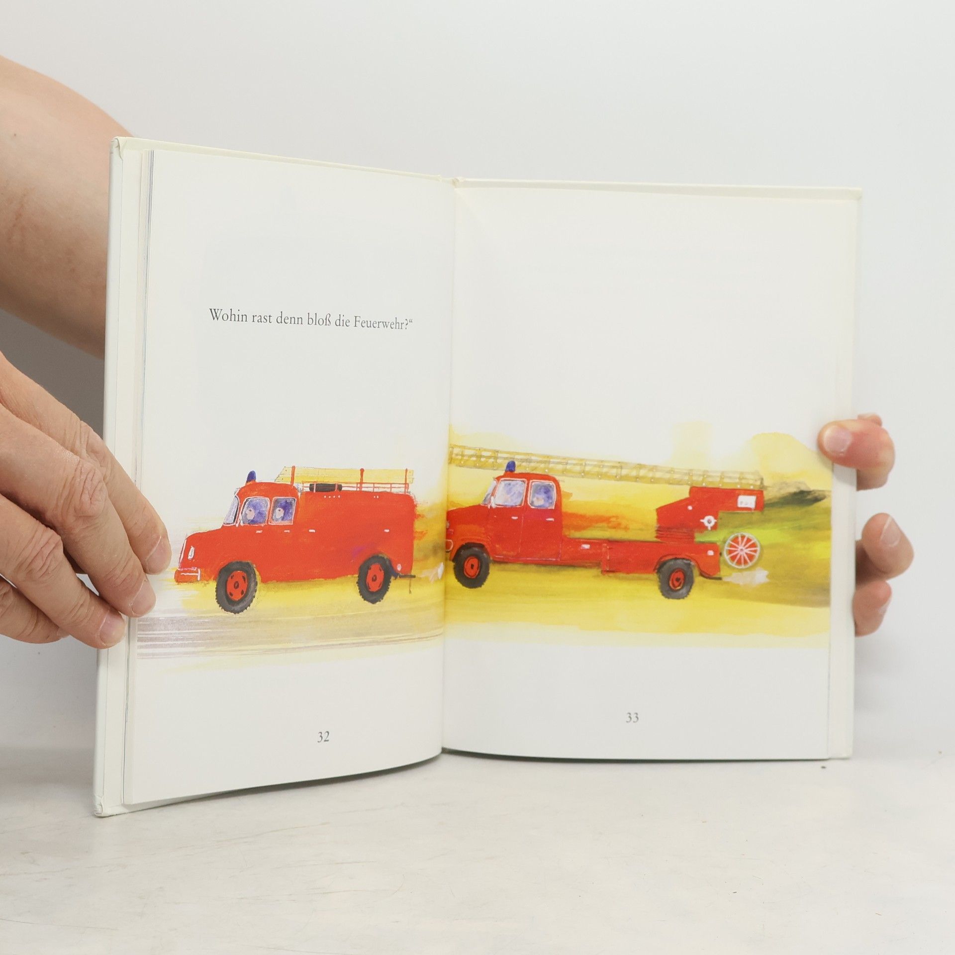 Janosch Feuerwehr und Regenauto