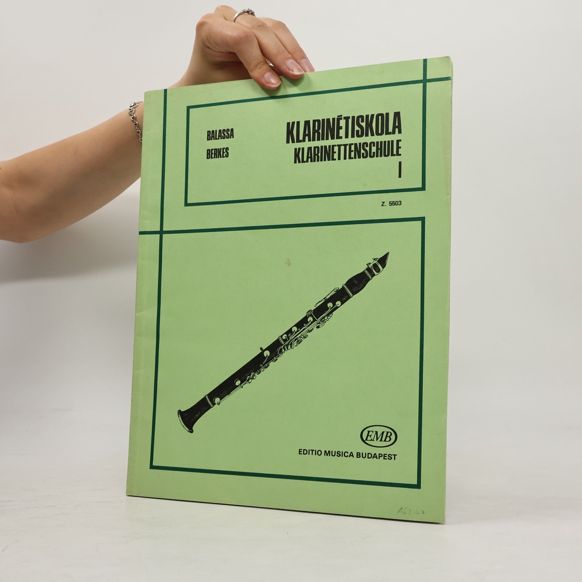 Auteurscollectief Klarinétiskola. Klarinettenschule I