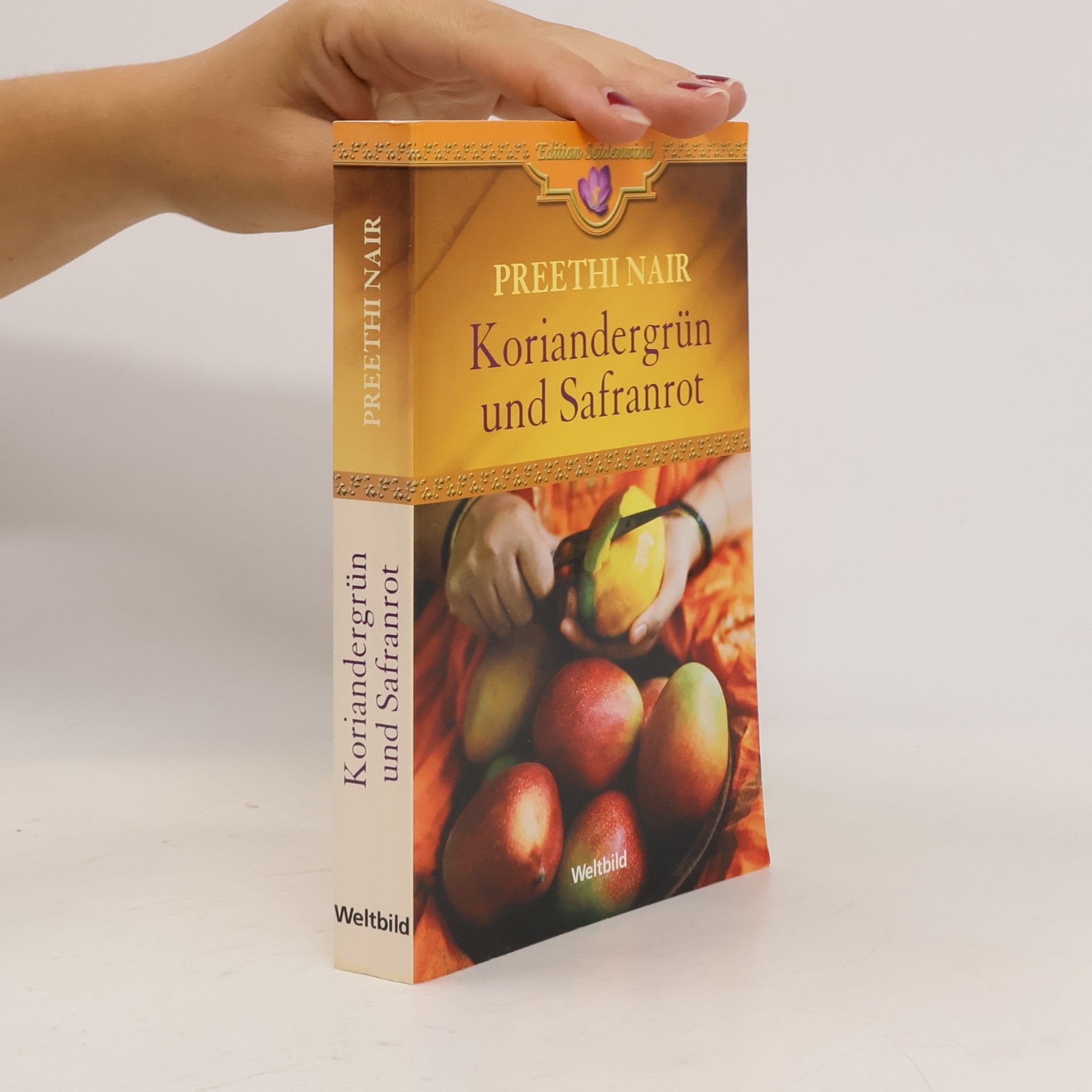 Preethi Nair Koriandergrün und Safranrot