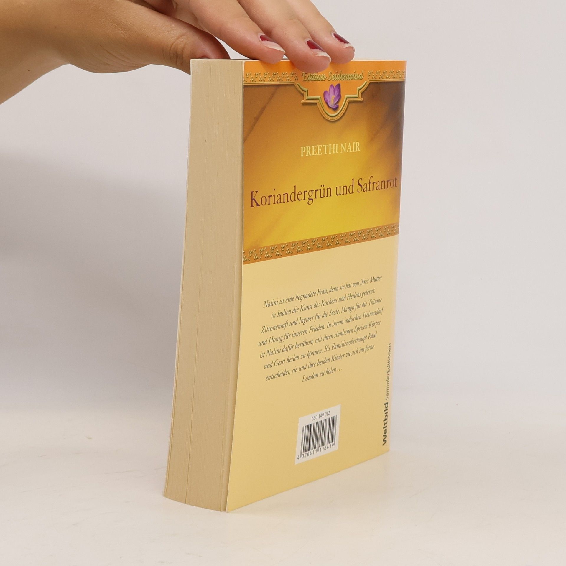 Preethi Nair Koriandergrün und Safranrot