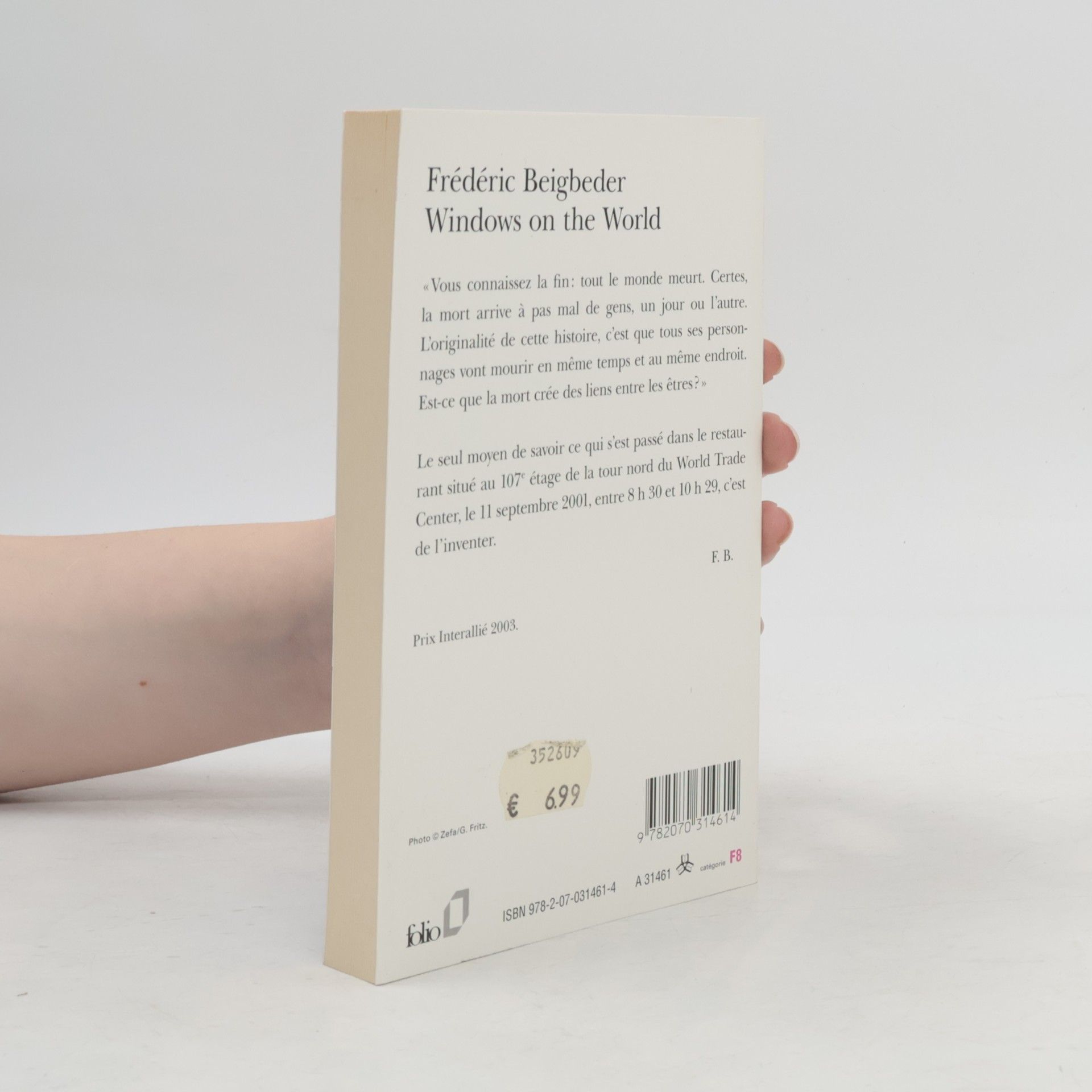 Frédéric Beigbeder Windows on the World