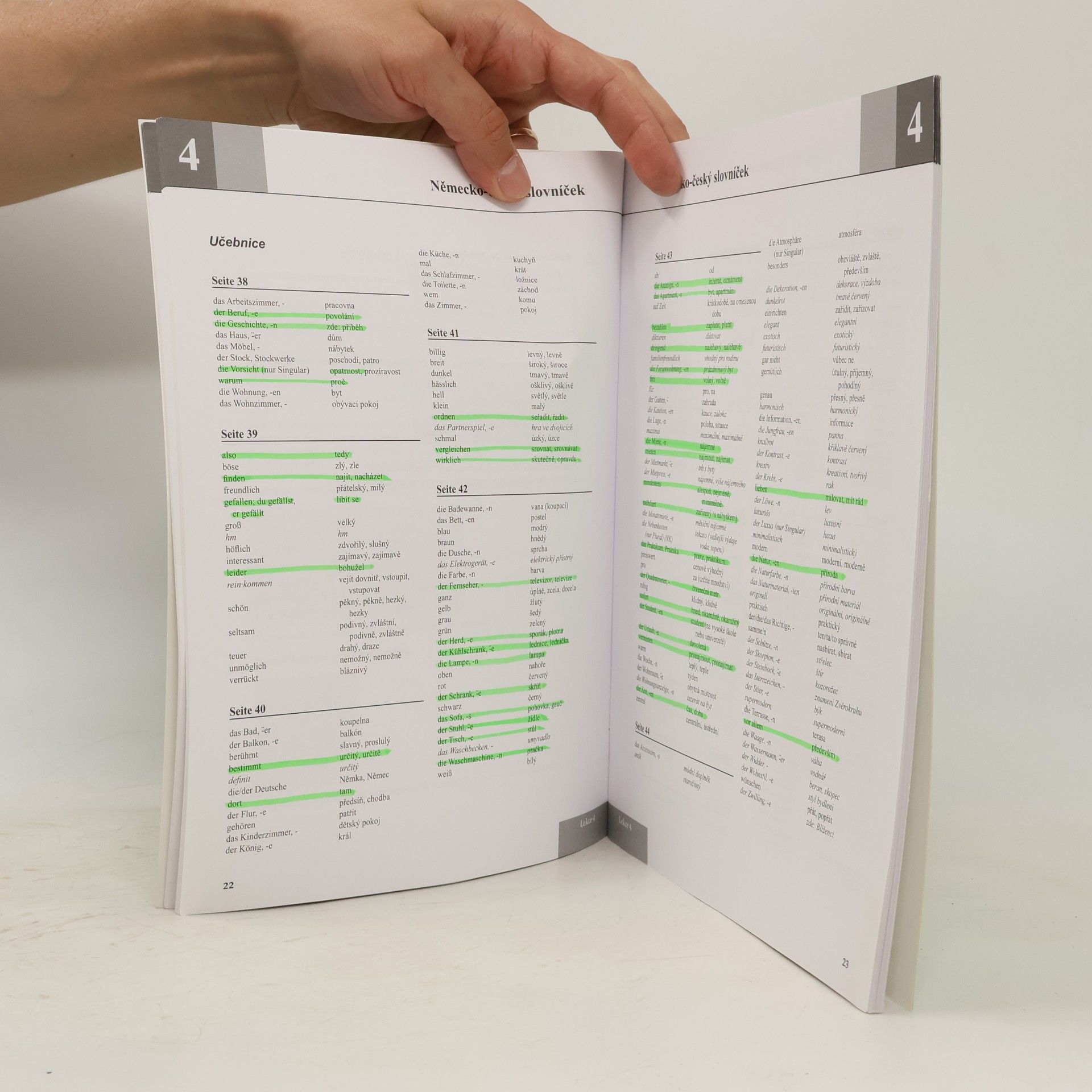 Autorenkollektiv Schritte international 1. Glossar XXL Deutsch-Tschechisch, Německo-český slovníček