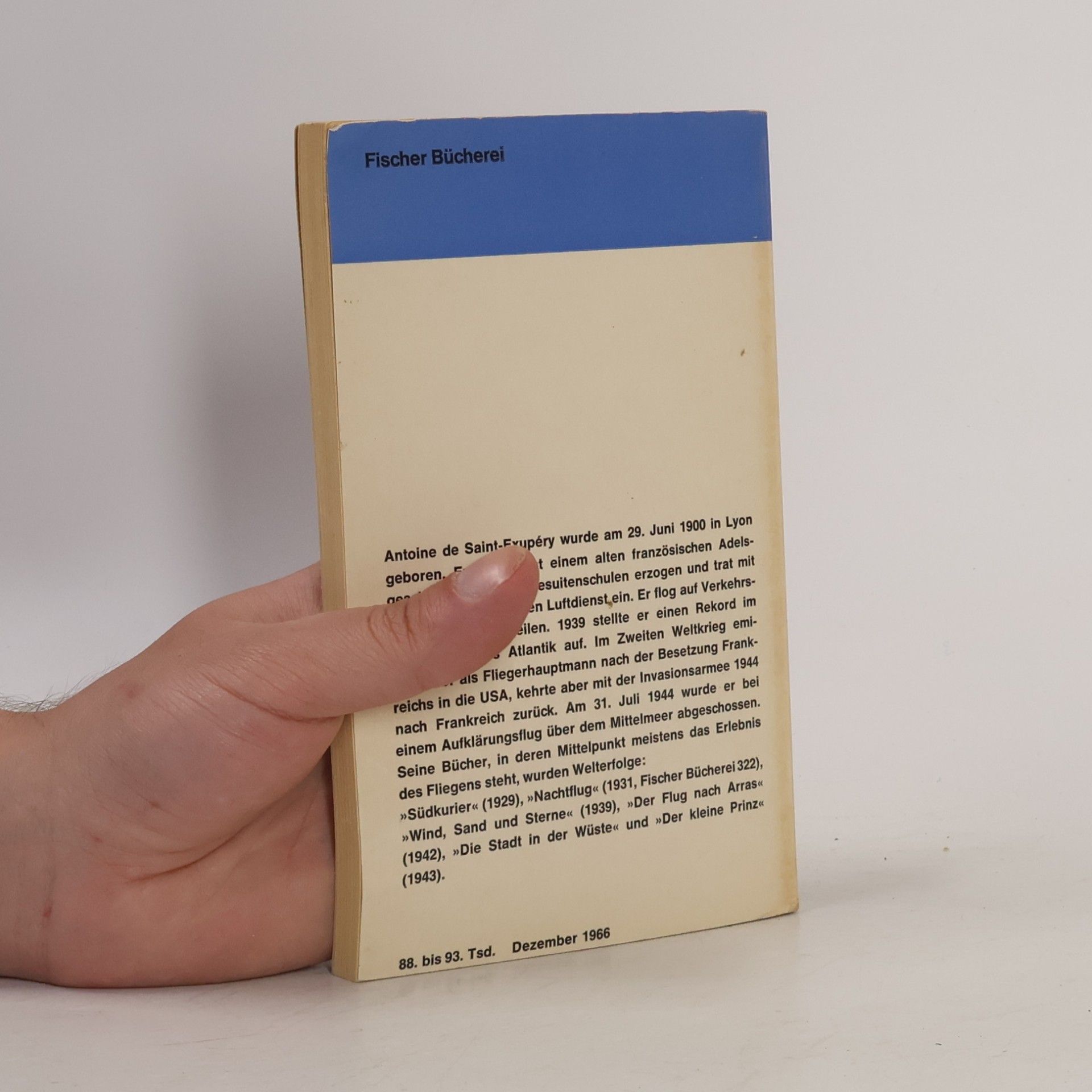 Antoine de Saint-Exupéry Südkurier Frühe Schriften
