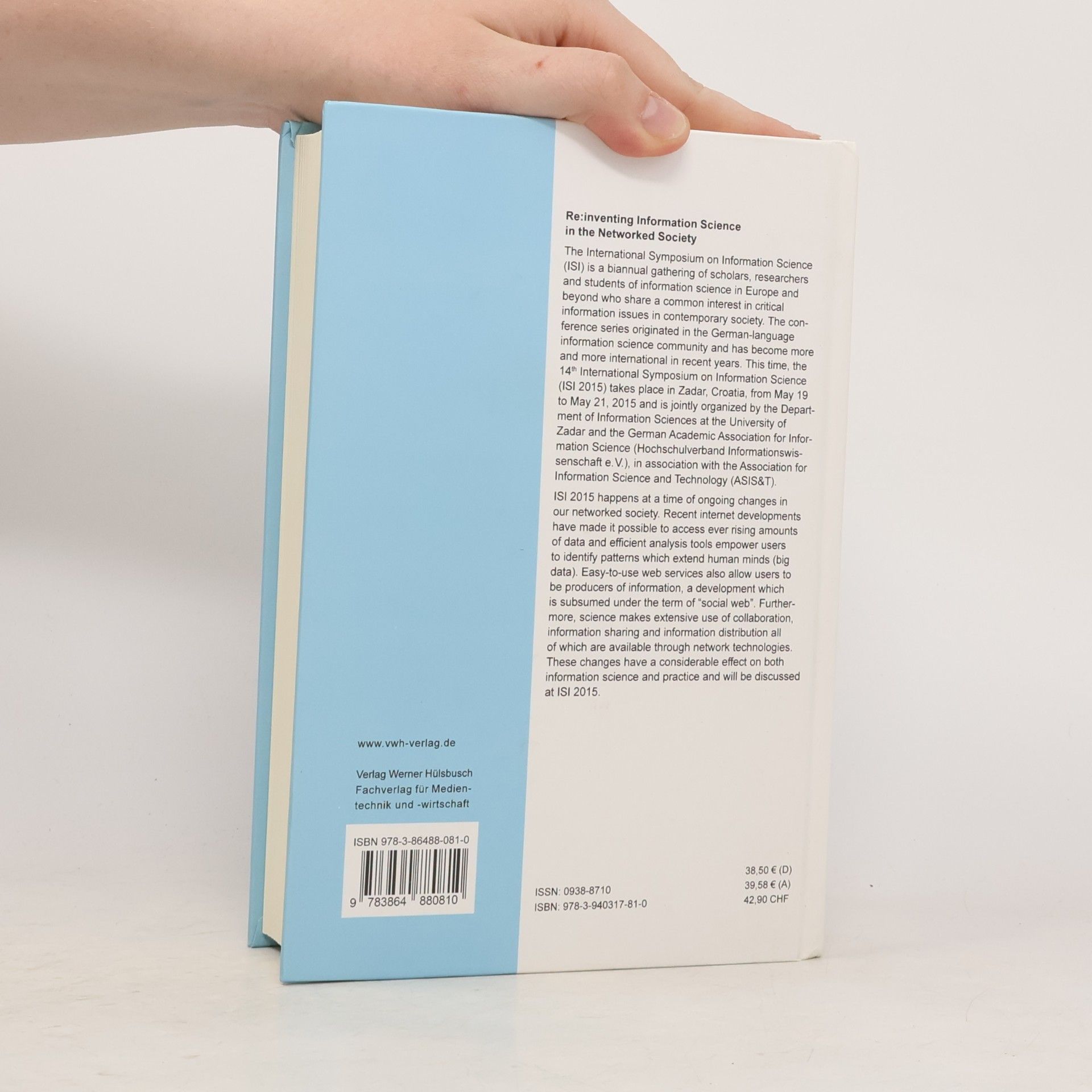 Franjo Pehar Schriften zur Informationswissenschaft - 66: Re:inventing Information Science in the Networked Society