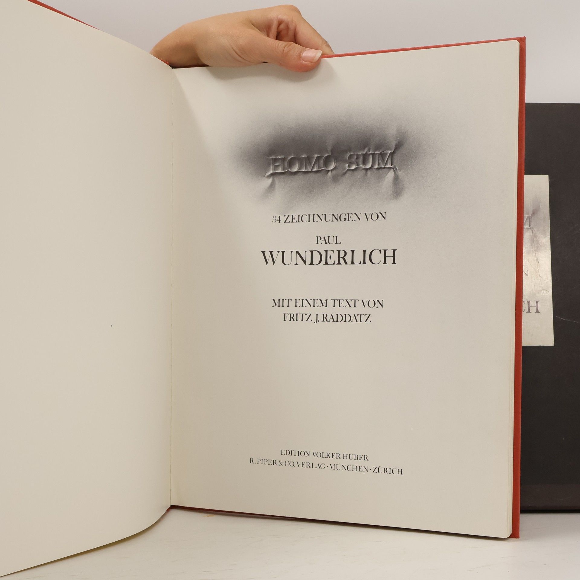 Fritz J. Raddatz Homo Sum. 34 Zeichnungen von Paul Wunderlich