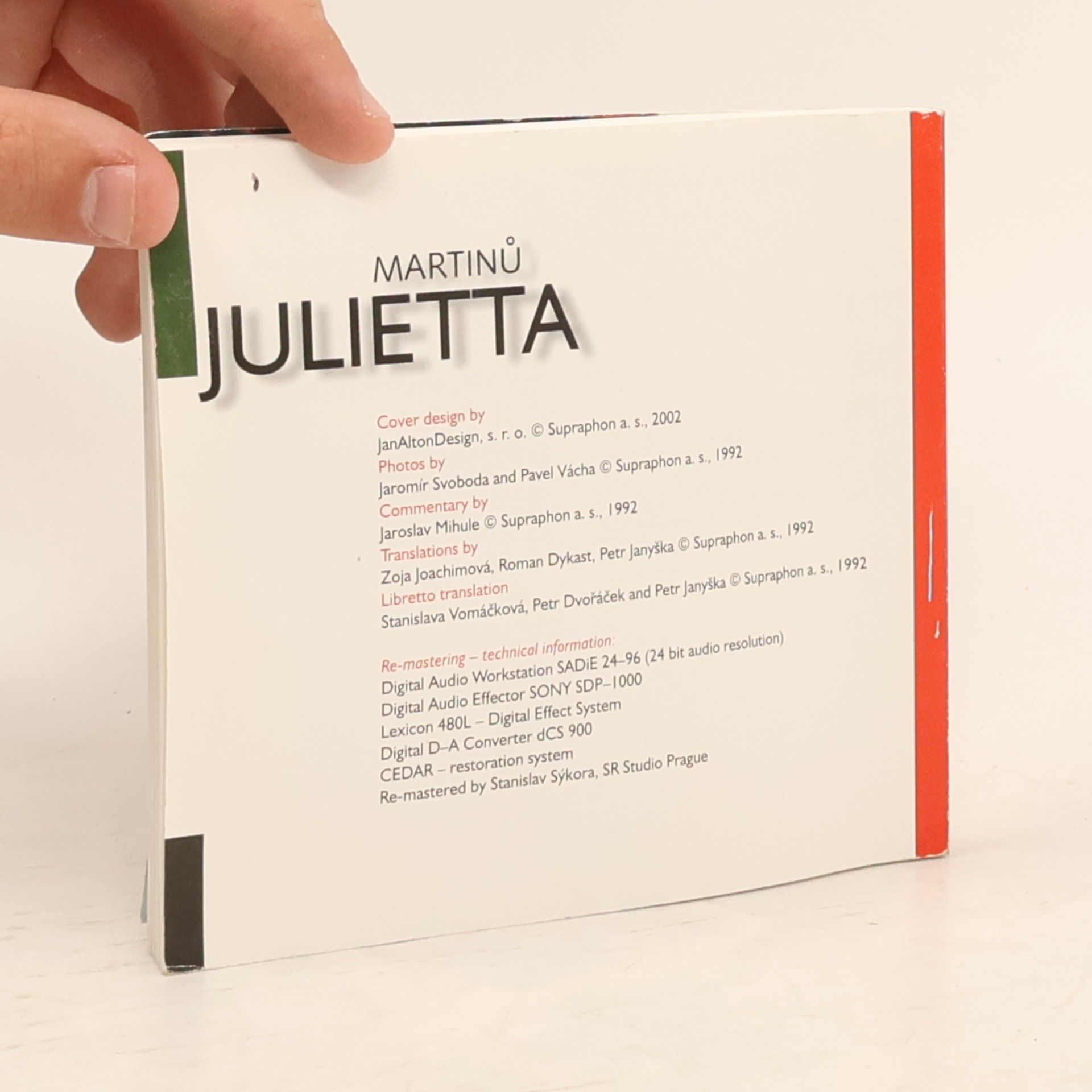 Bohuslav Martinů Julietta