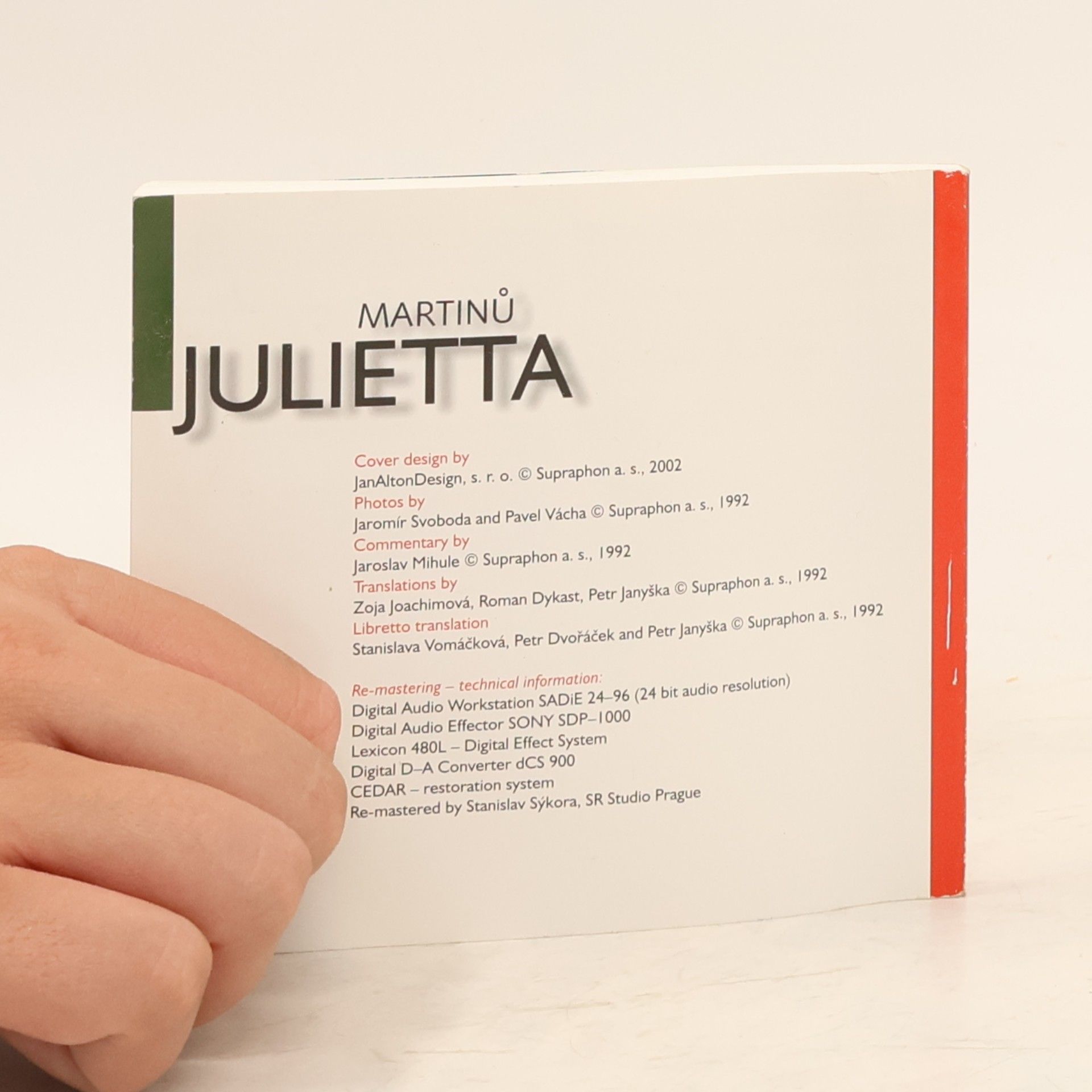 Bohuslav Martinů Julietta