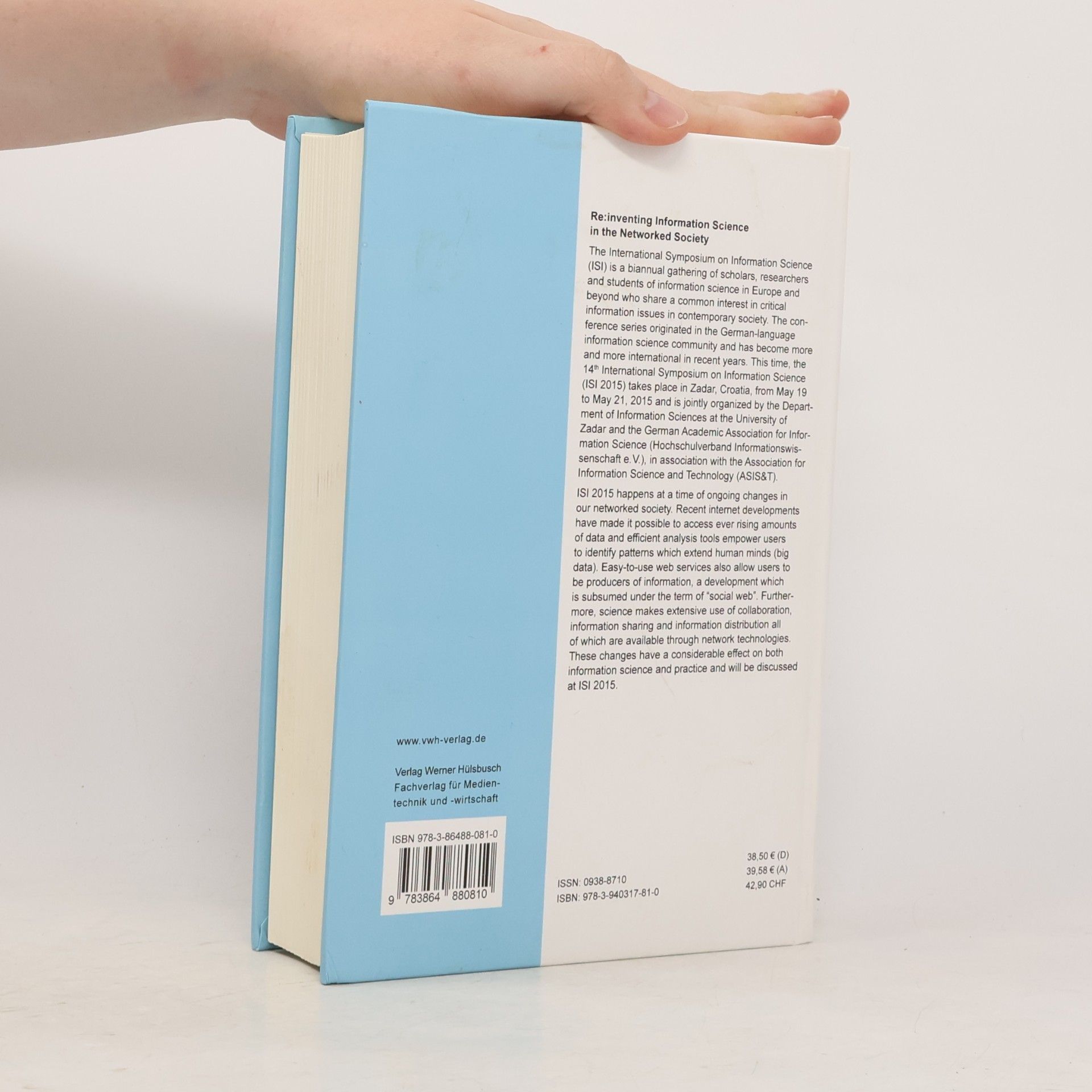 Franjo Pehar Schriften zur Informationswissenschaft - 66: Re:inventing Information Science in the Networked Society