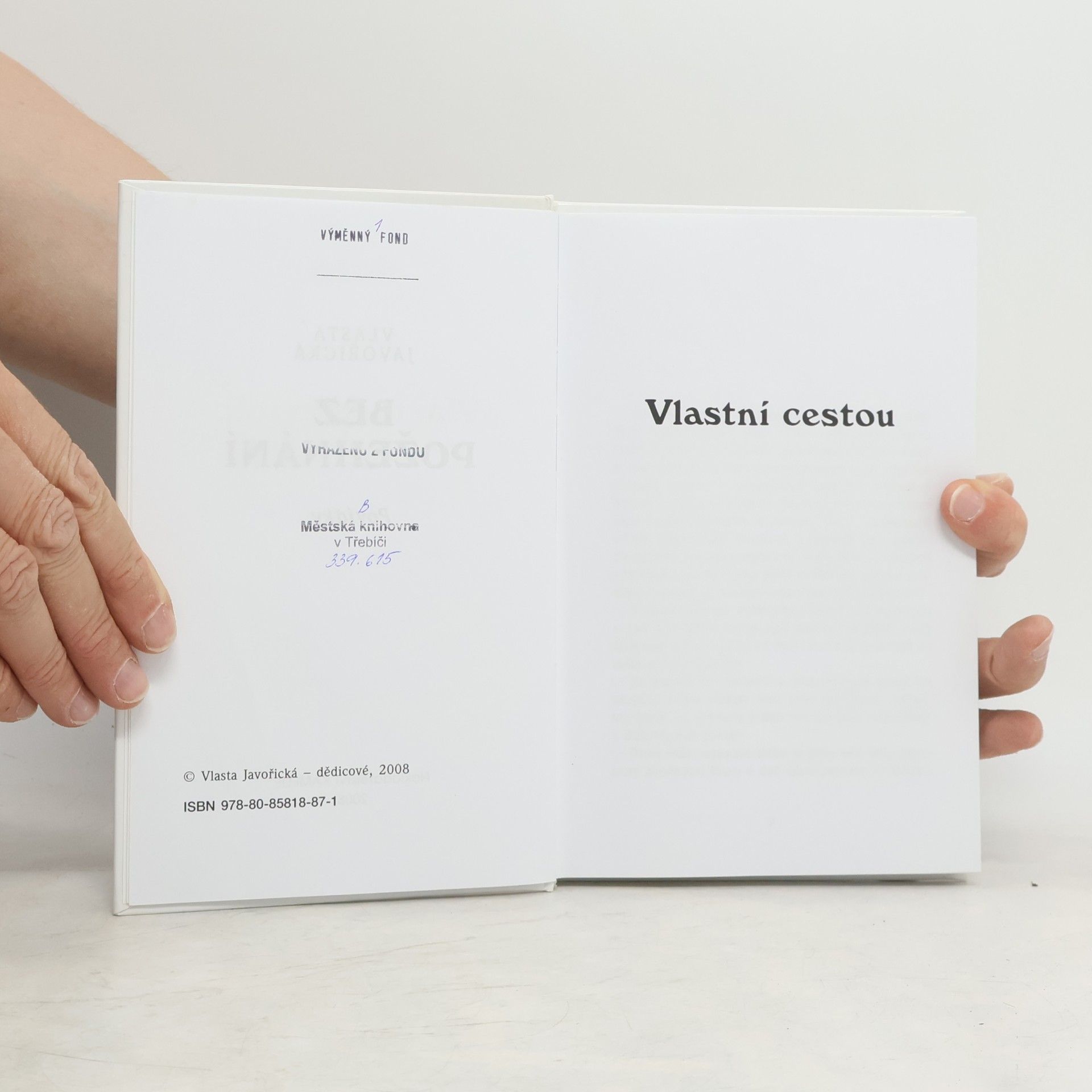 Vlasta Javořická Bez požehnání : povídky